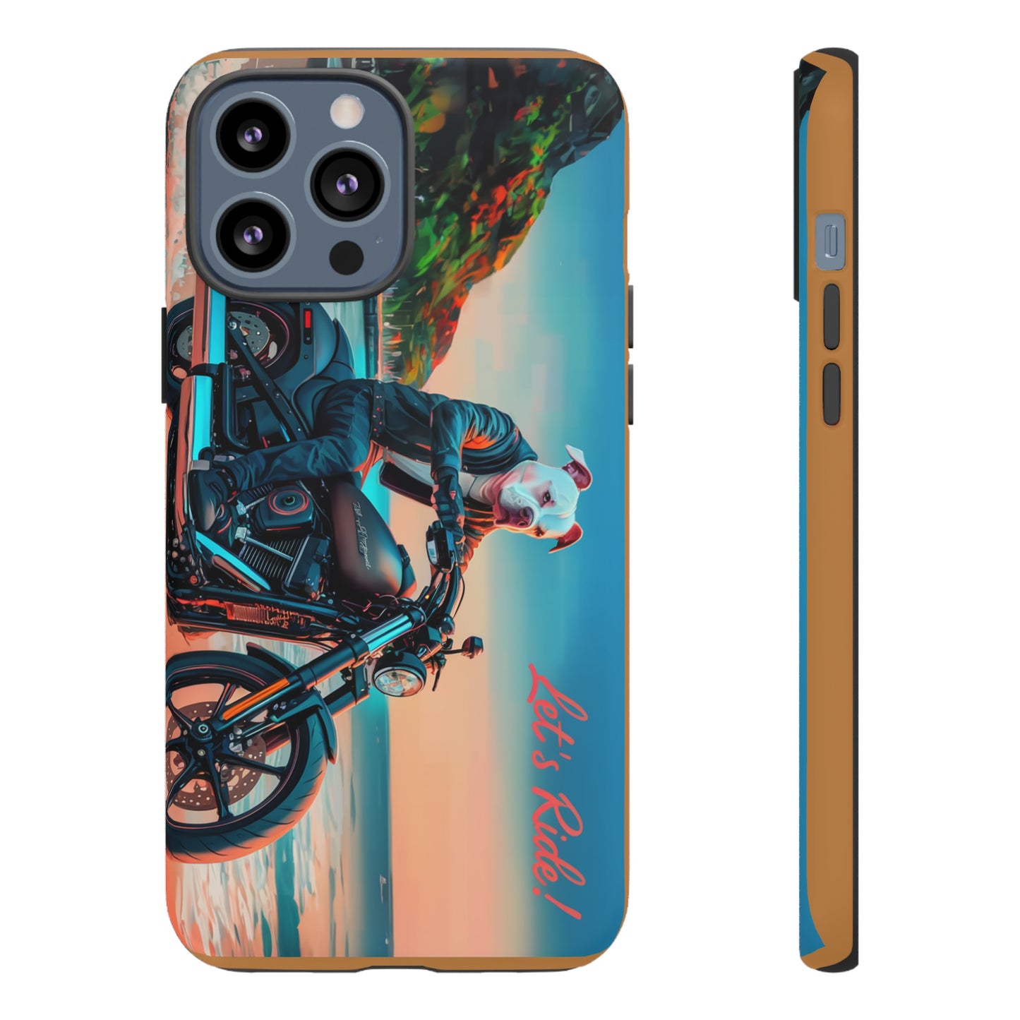 Let's Ride - Bulldog Biker Protective Phone Case