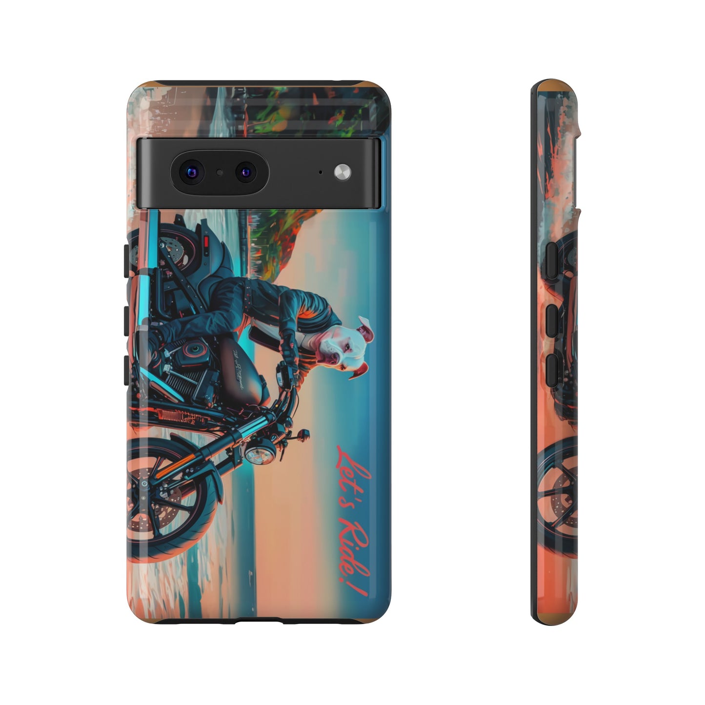 Let's Ride - Bulldog Biker Protective Phone Case