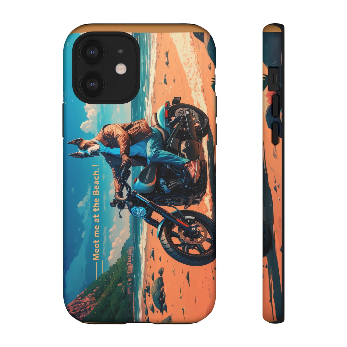 Let's Ride - Great Dane Biker Protective Phone Case