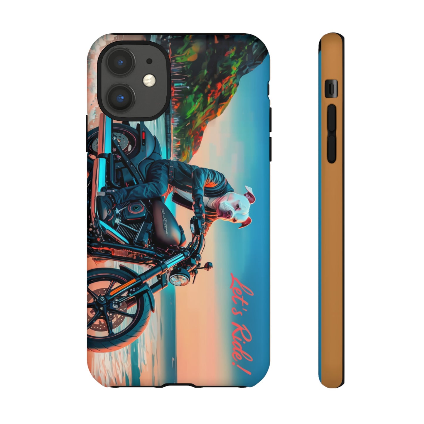 Let's Ride - Bulldog Biker Protective Phone Case