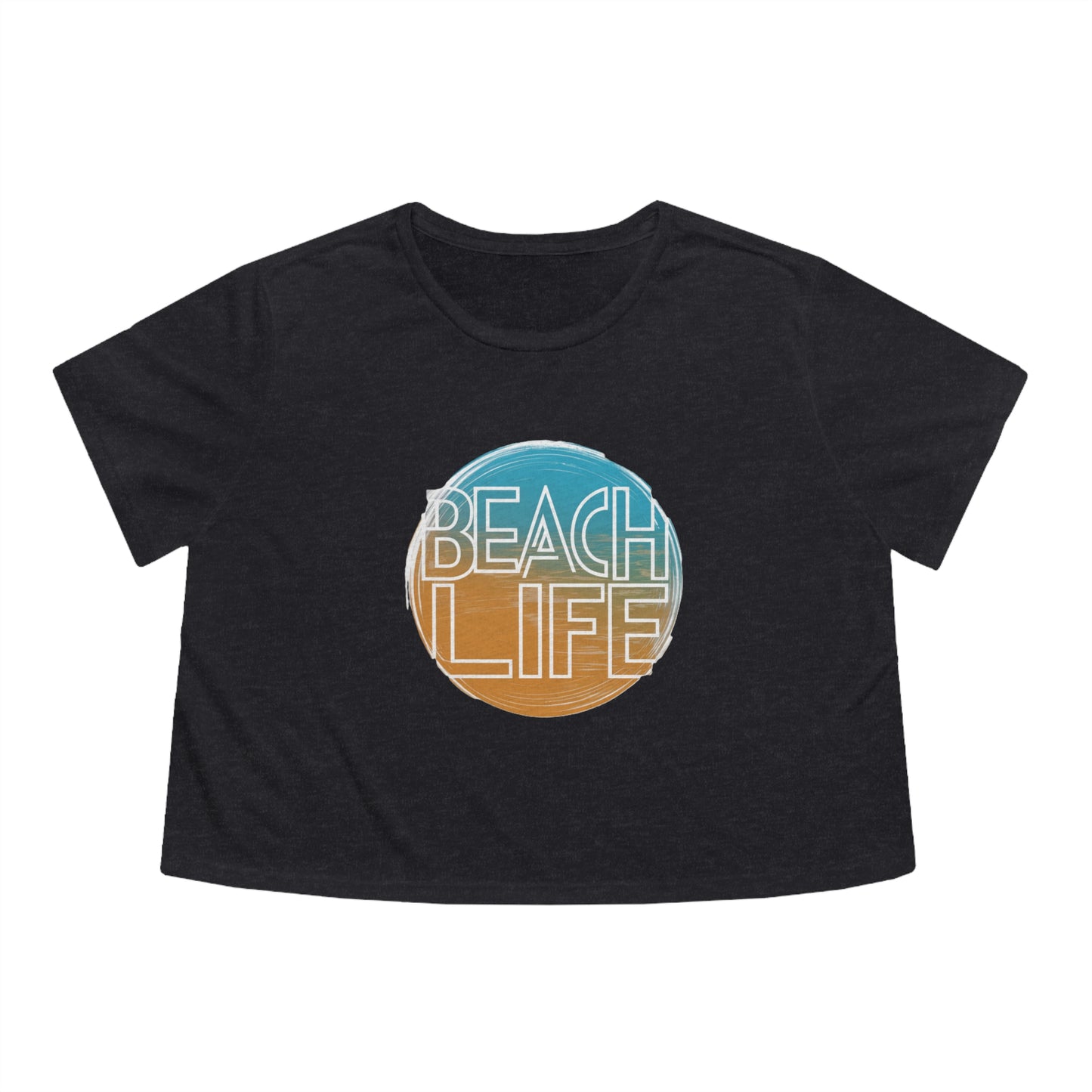 Beach Life - Women's Flowy Cropped Top