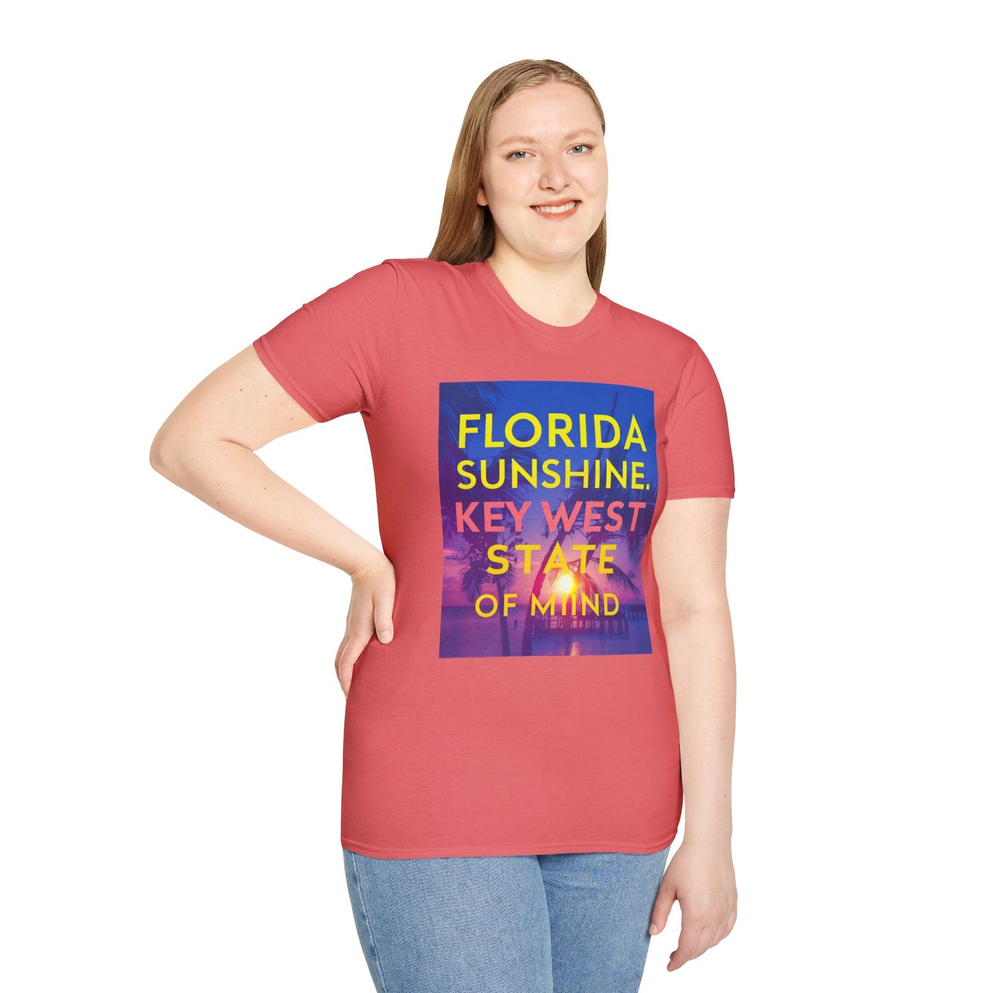 Florida Sunshine, Keywest - Unisex Softstyle T-Shirt