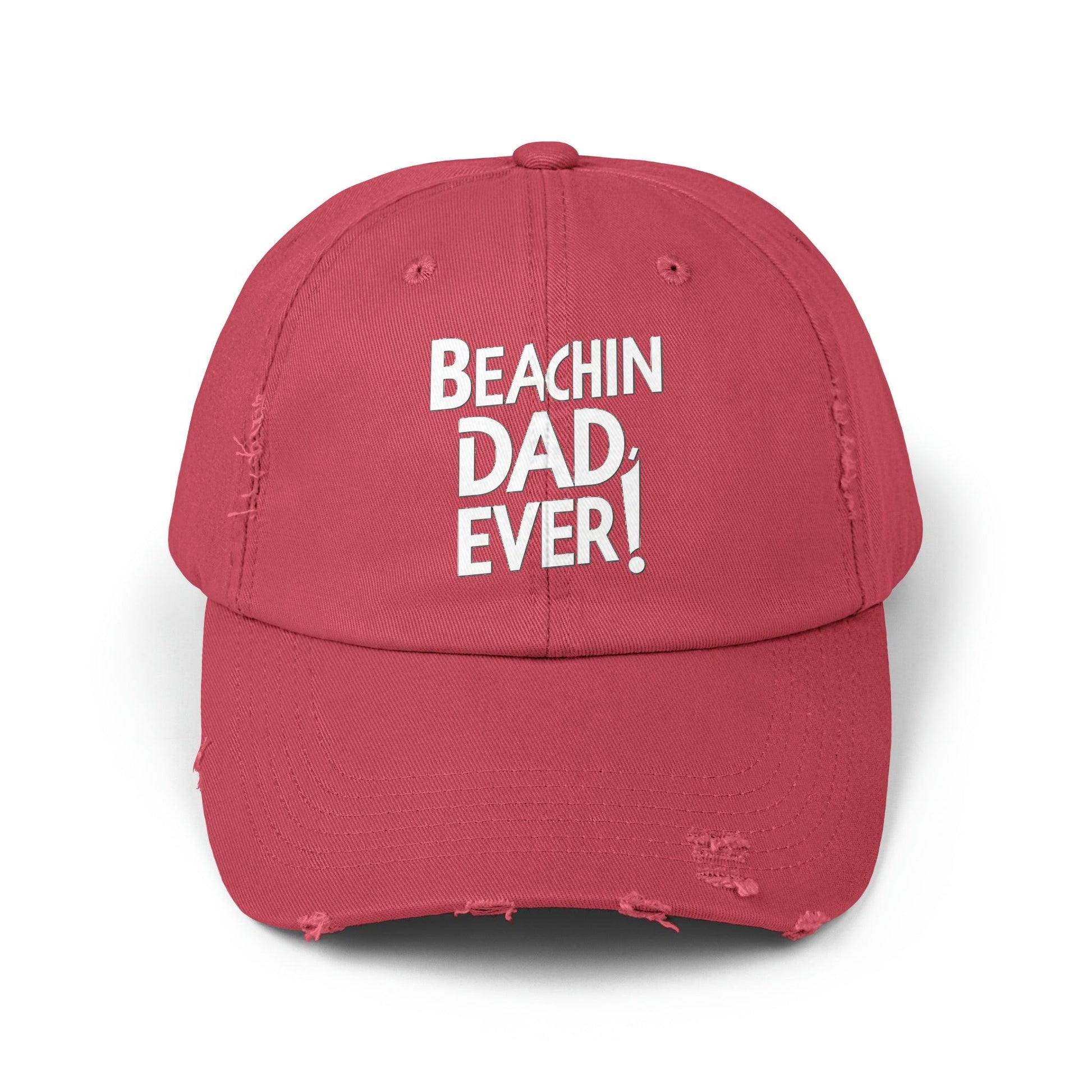 Beachin Dad Ever Distressed Cap - Coastal Collections