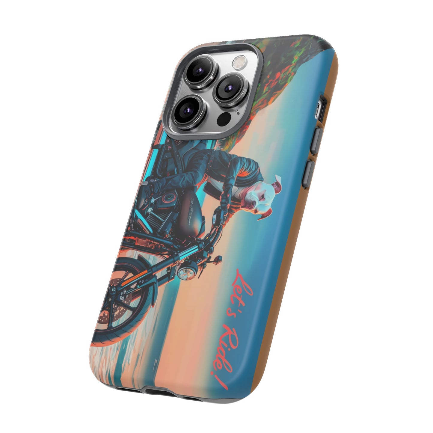 Let's Ride - Bulldog Biker Protective Phone Case