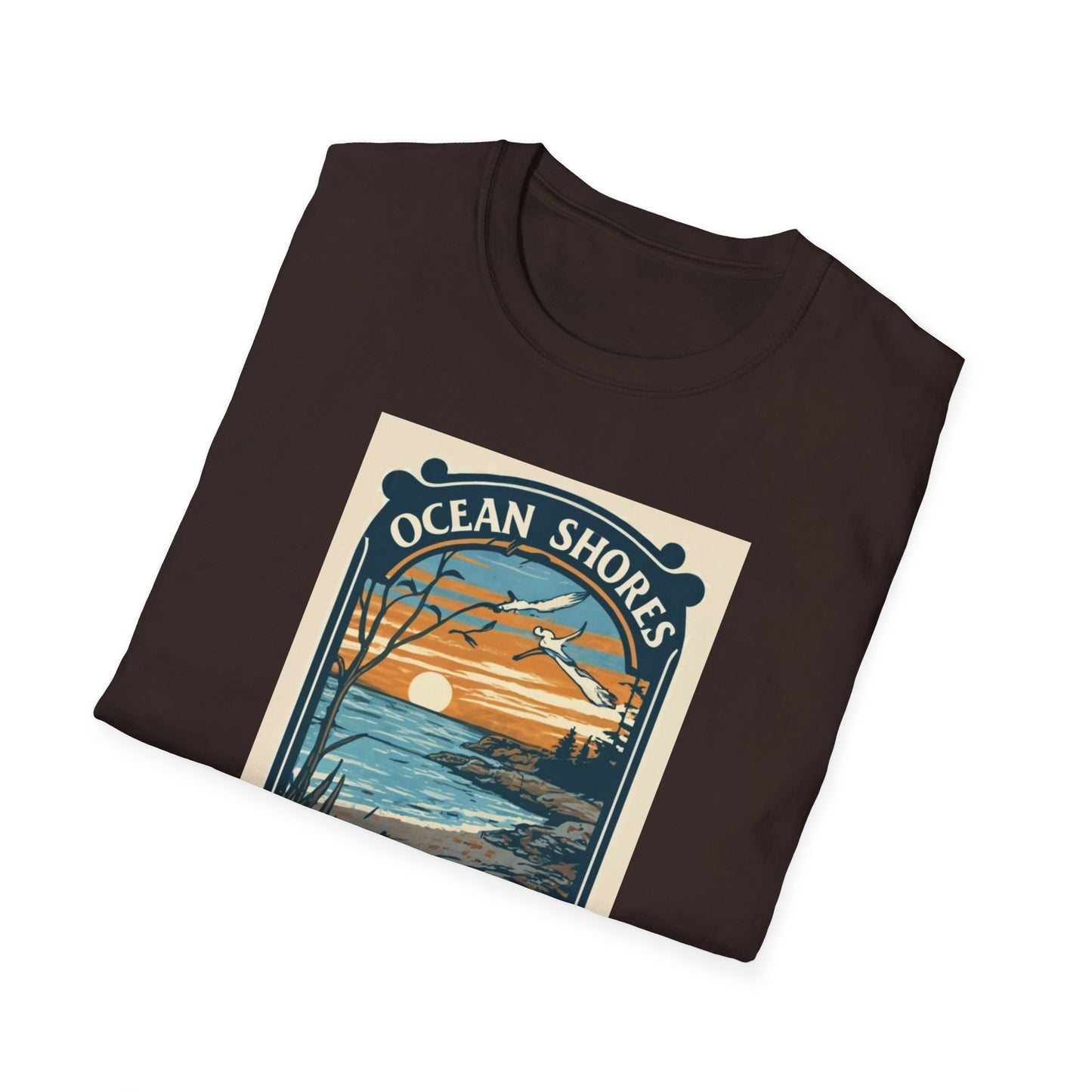 Ocean Shores Washington - Unisex Softstyle T-Shirt