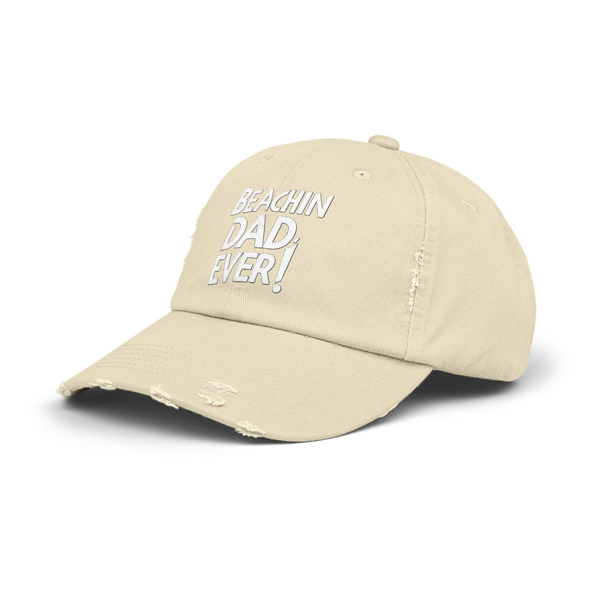 Beachin Dad Ever Distressed Cap - Coastal Collections