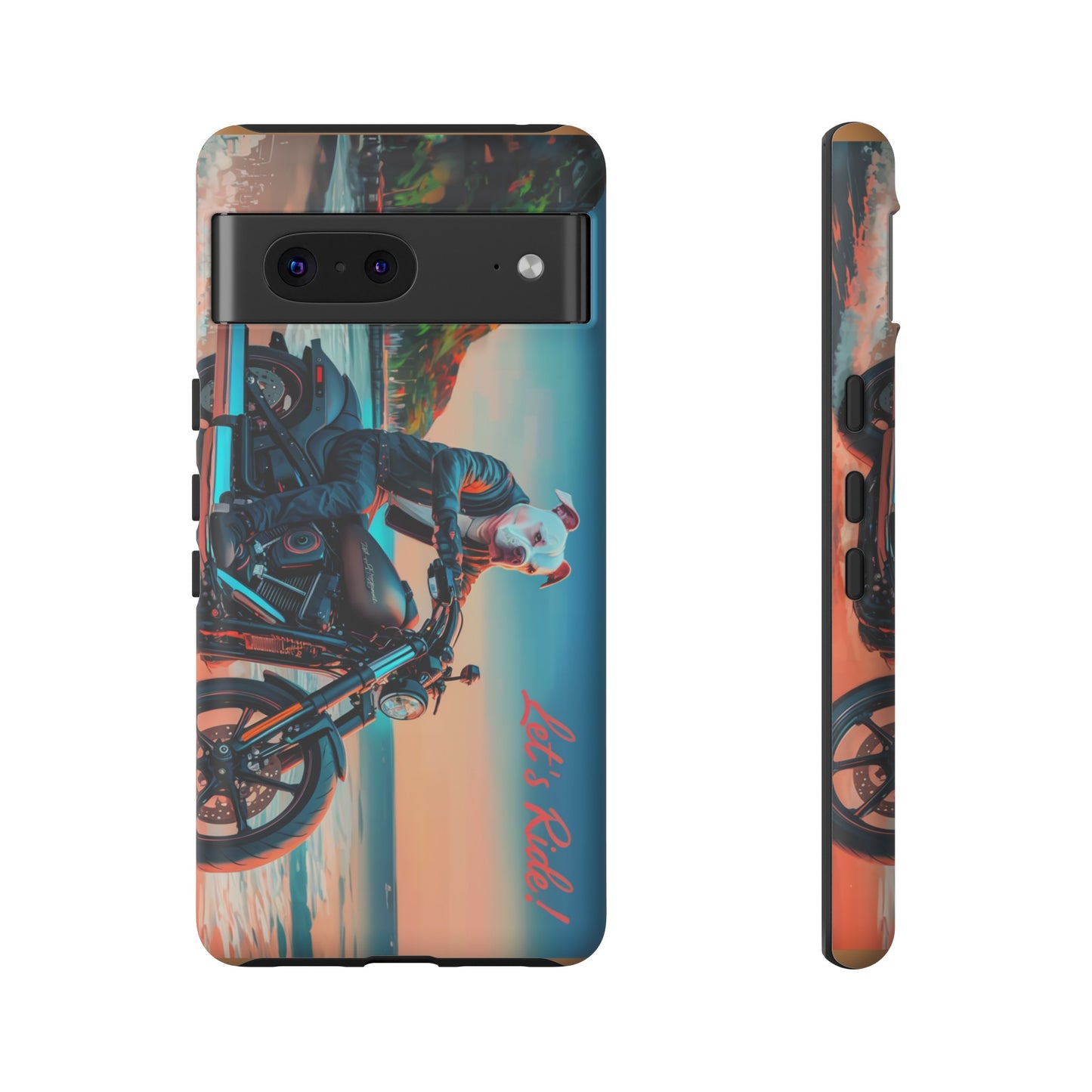 Let's Ride - Bulldog Biker Protective Phone Case