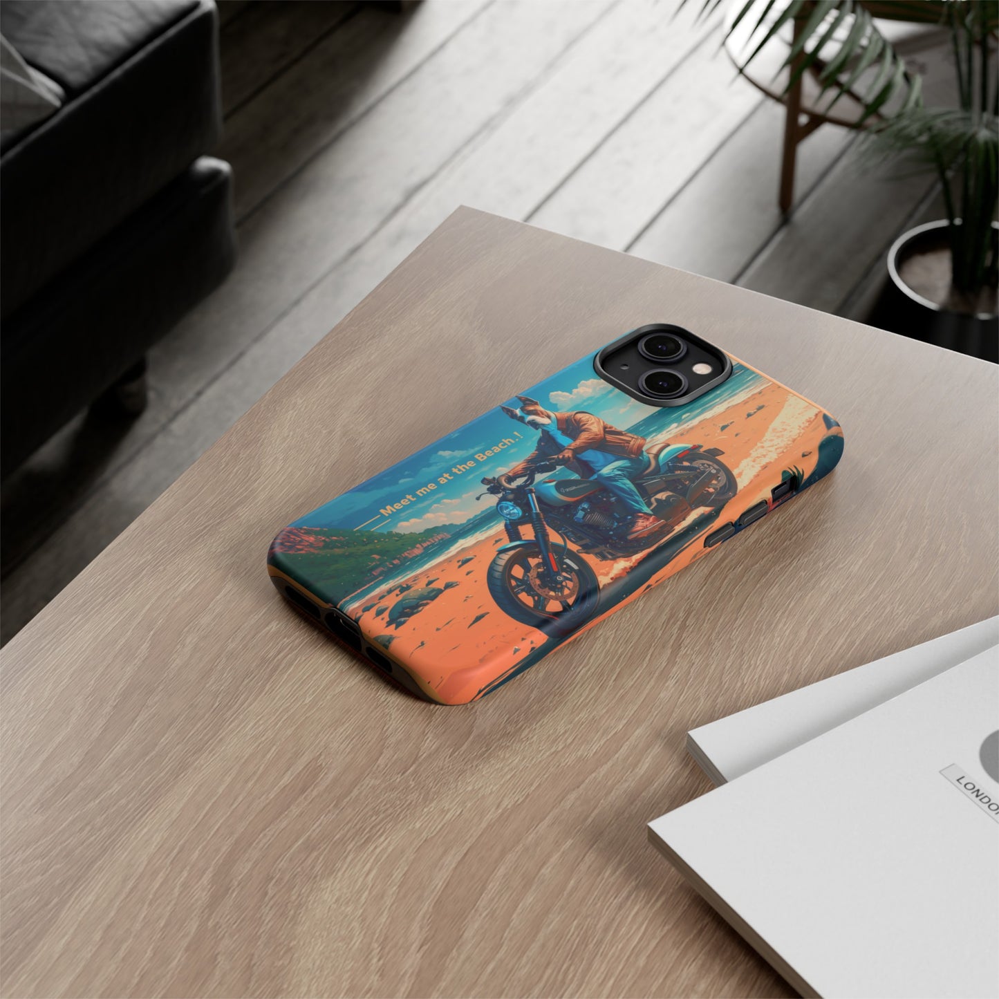 Let's Ride - Great Dane Biker Protective Phone Case