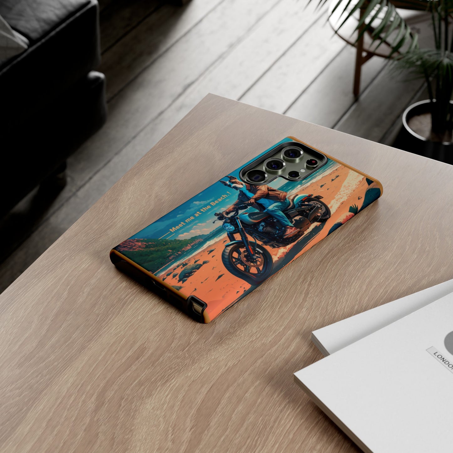 Let's Ride - Great Dane Biker Protective Phone Case