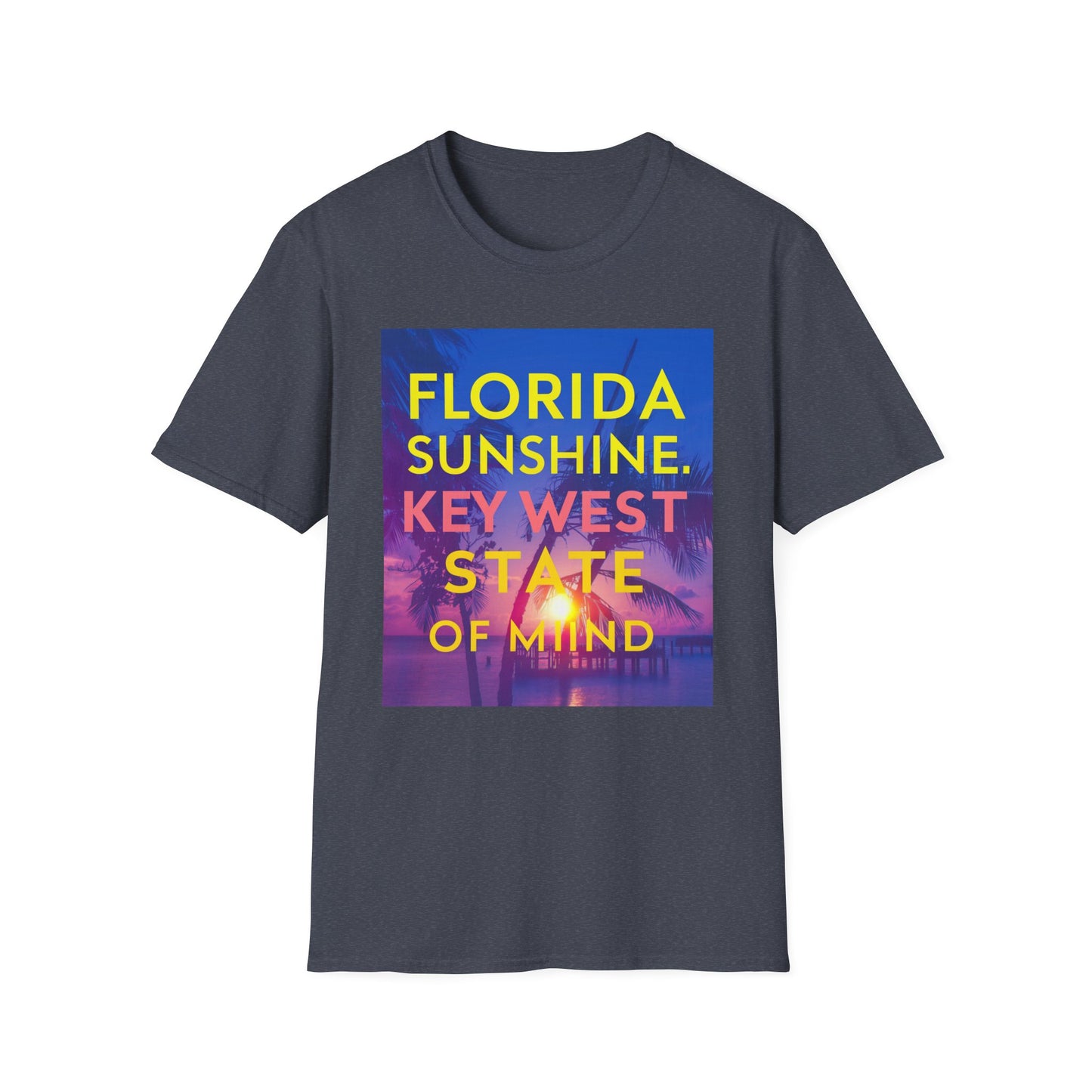 Florida Sunshine, Keywest - Unisex Softstyle T-Shirt