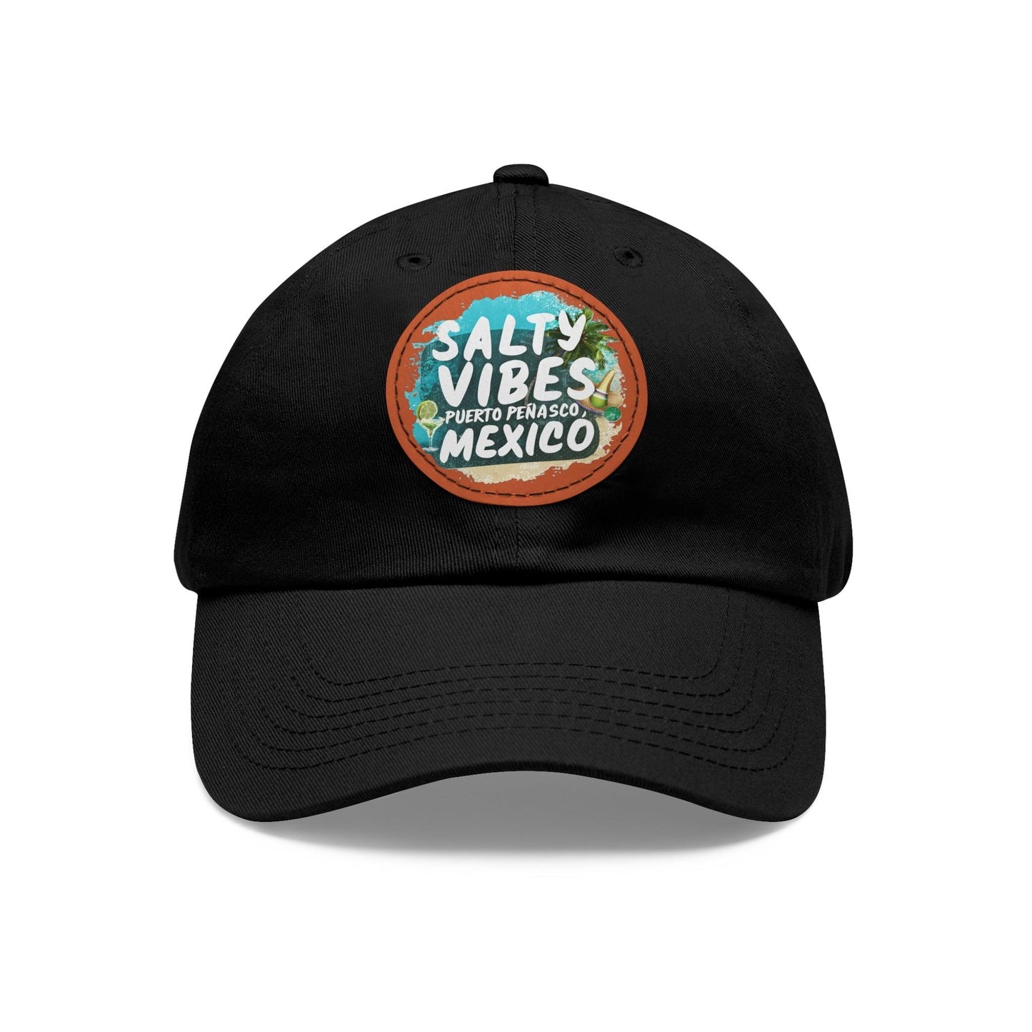 Salty Vibes Puerto Penasco Cap, Beach Hair Day Hat, Inspirational Beach Inspired Cap - Coastal Collections