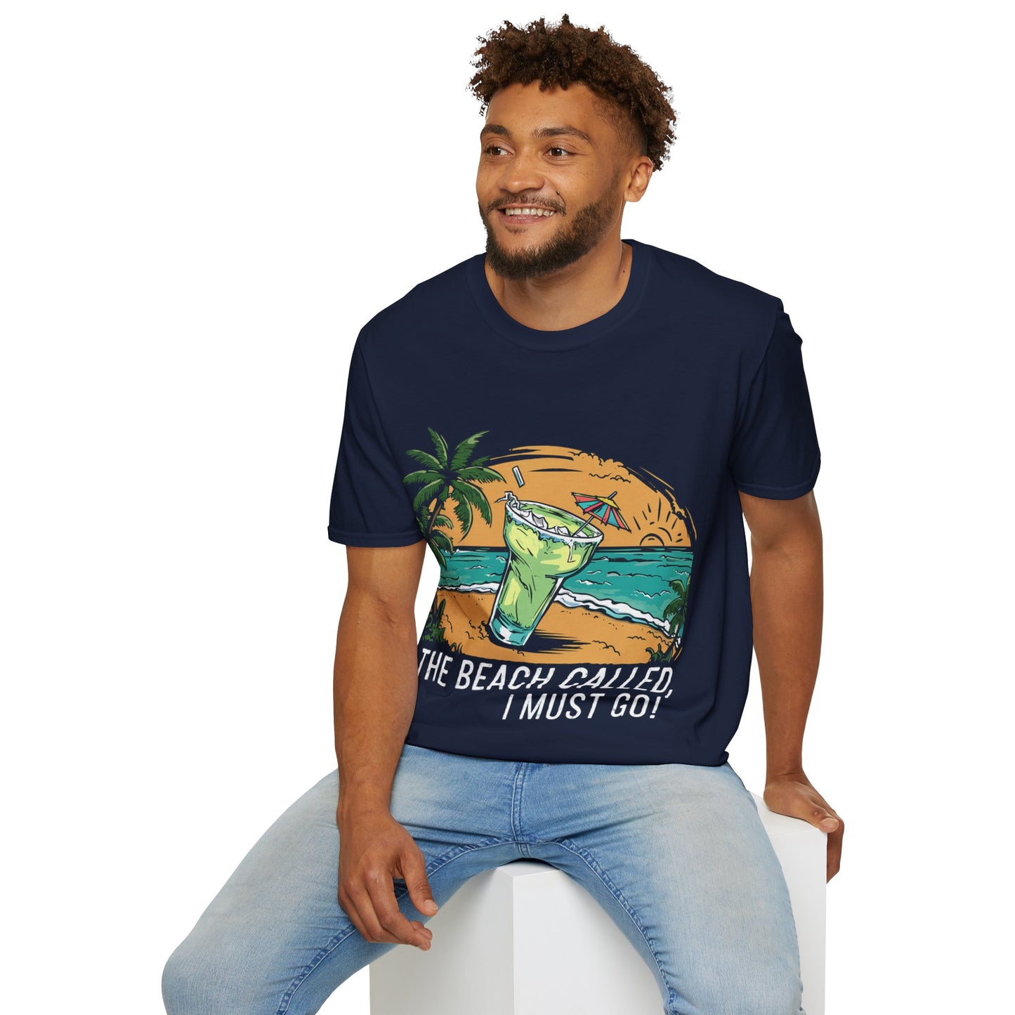 The Beach Called, I Must Go!, Margarita - Unisex T-Shirt