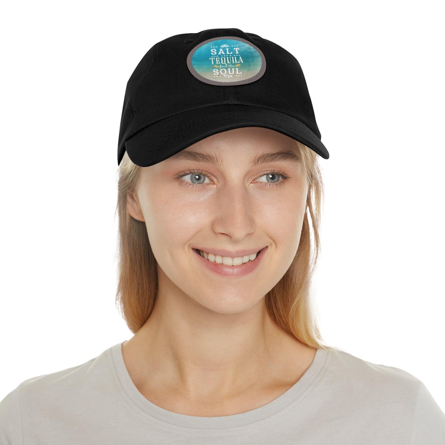 Salt and Tequila Feed the Soul Cap, Beach Hair Day Hat - Coastal Collections