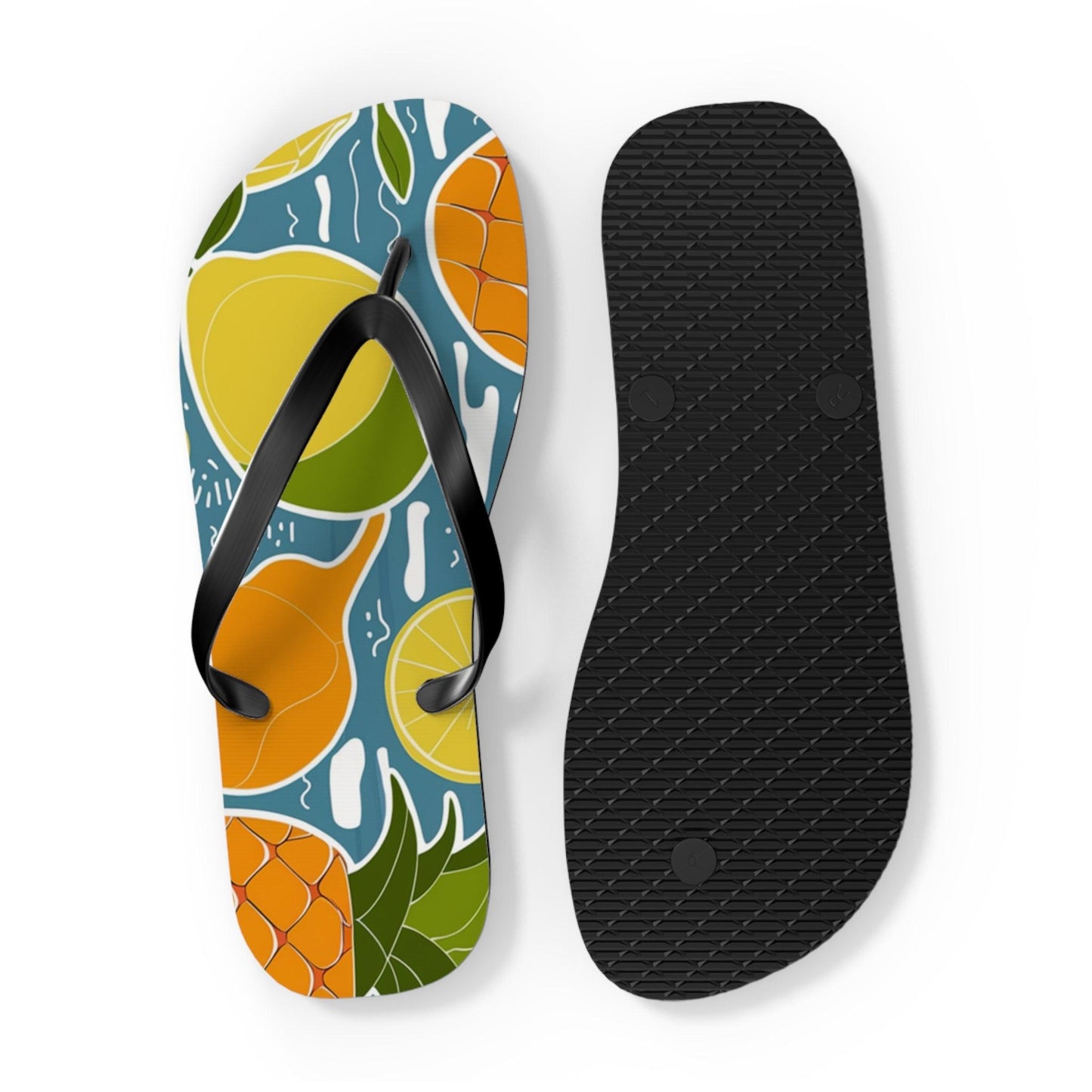 Tropical Fruit Inspired Flip Flops, Express Your Beach Loving Self - Coastal Collections