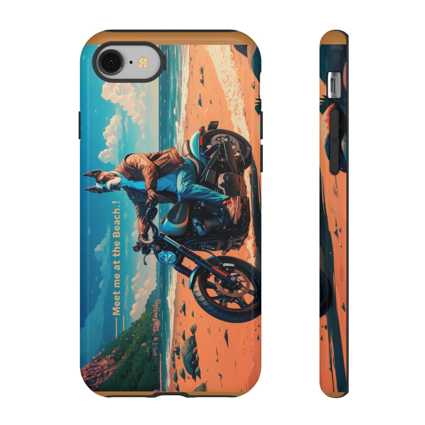 Let's Ride - Great Dane Biker Protective Phone Case