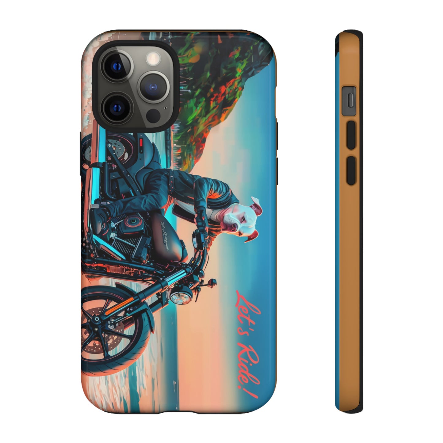 Let's Ride - Bulldog Biker Protective Phone Case