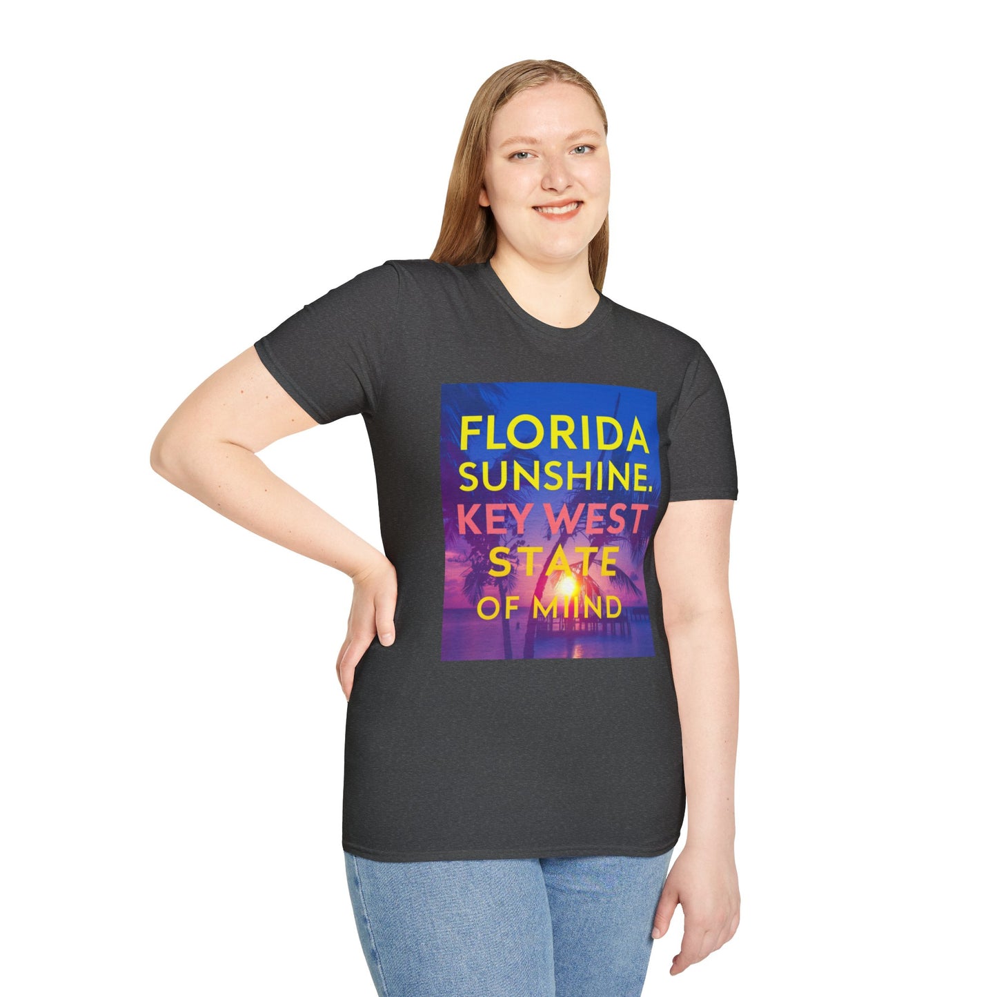 Florida Sunshine, Keywest - Unisex Softstyle T-Shirt