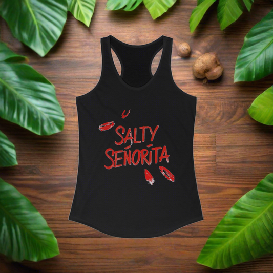 Salty Senorita - Racerback Tank Top