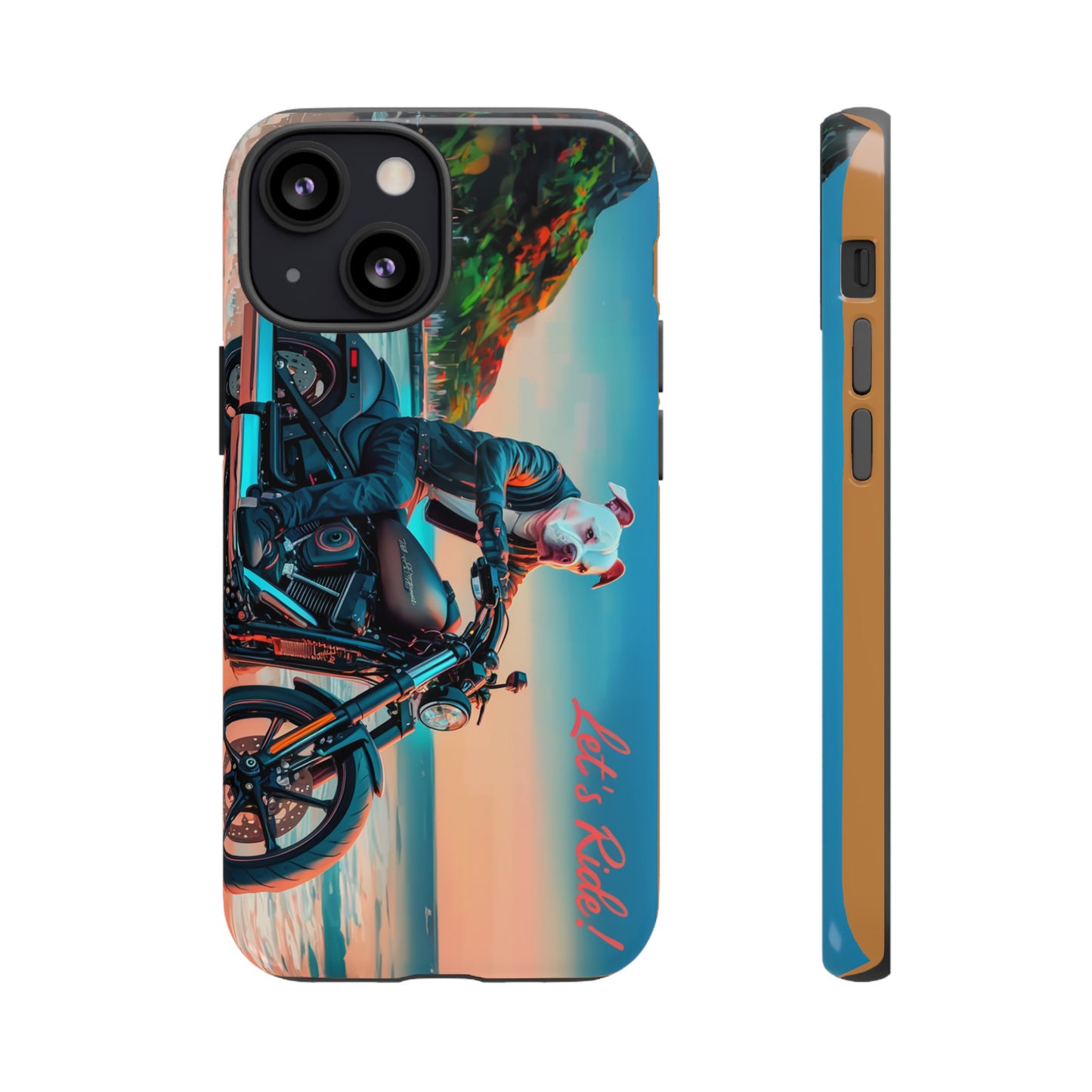 Let's Ride - Bulldog Biker Protective Phone Case