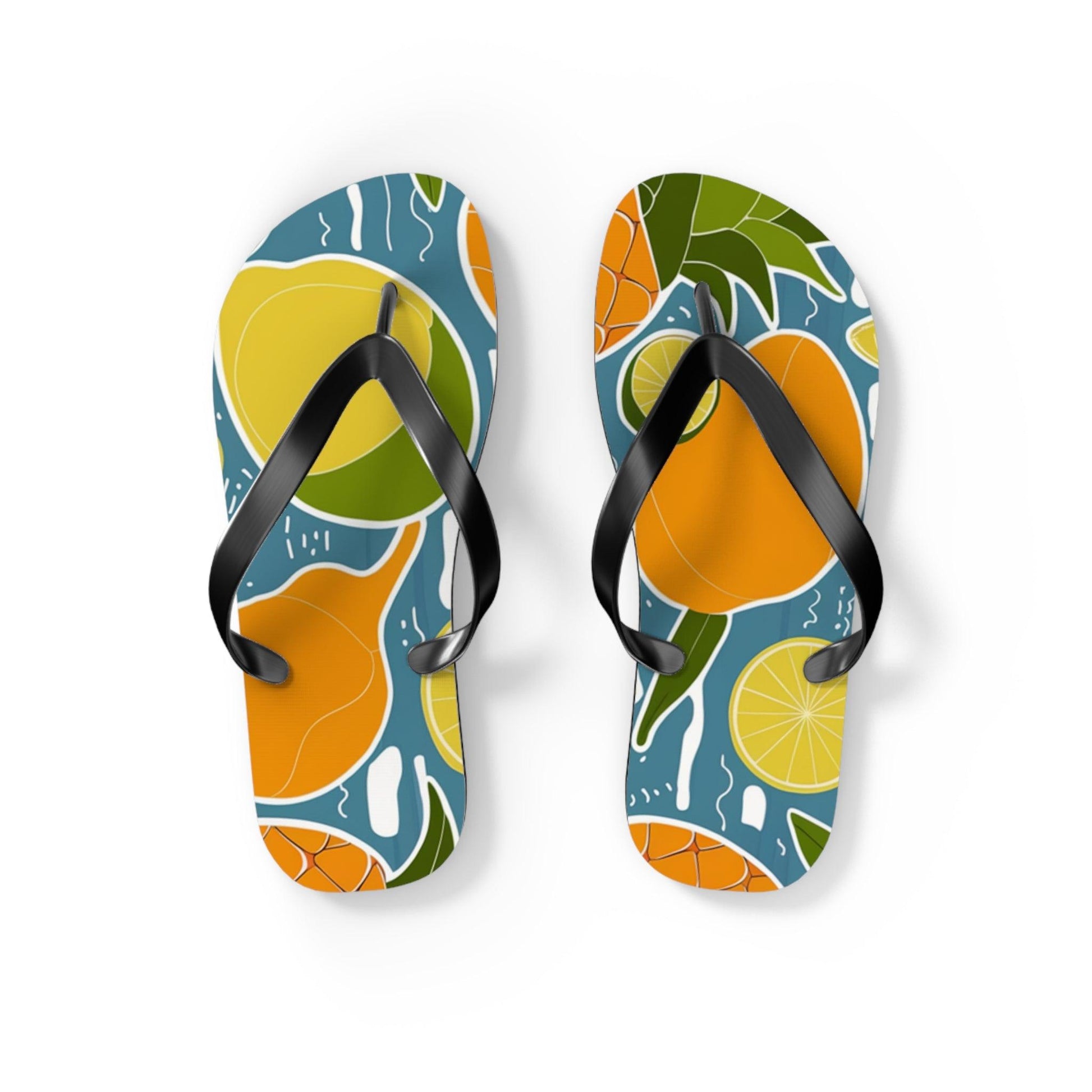 Tropical Fruit Inspired Flip Flops, Express Your Beach Loving Self - Coastal Collections