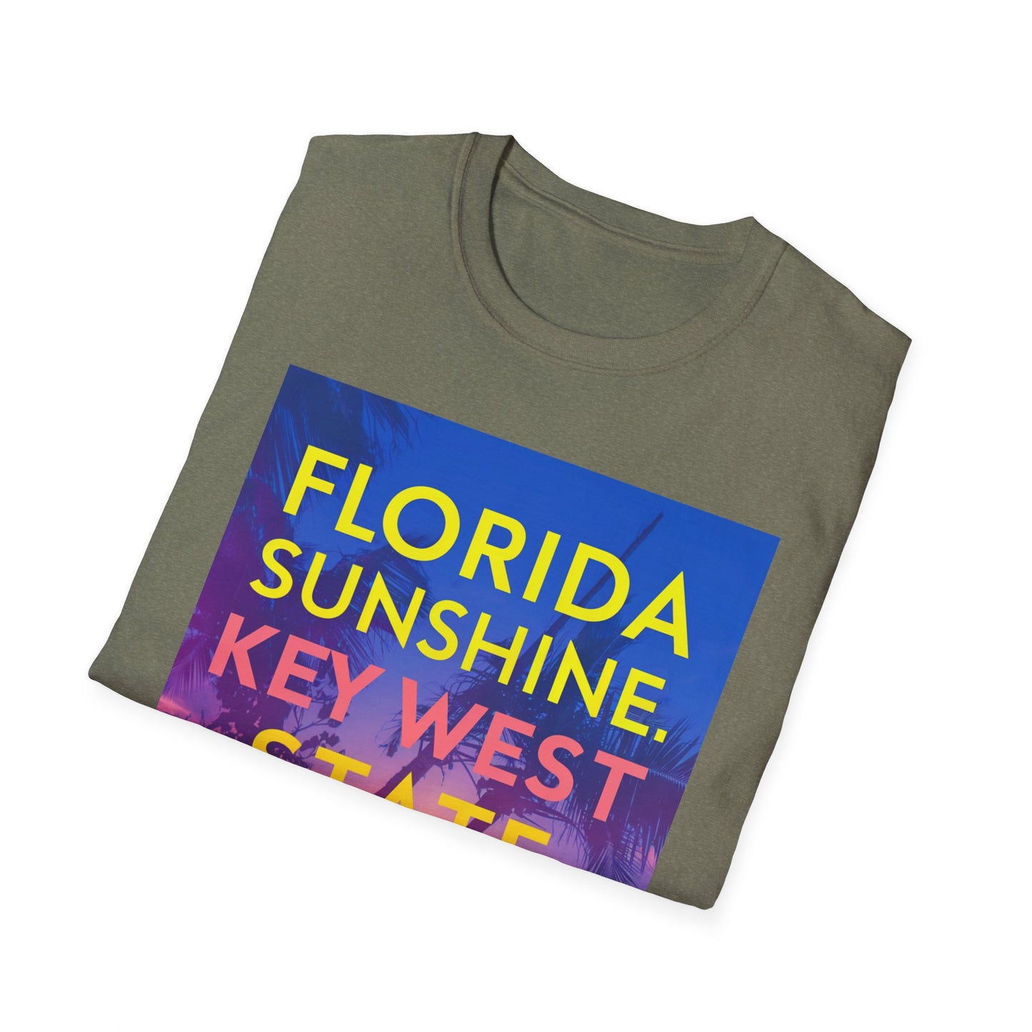 Florida Sunshine, Keywest - Unisex Softstyle T-Shirt