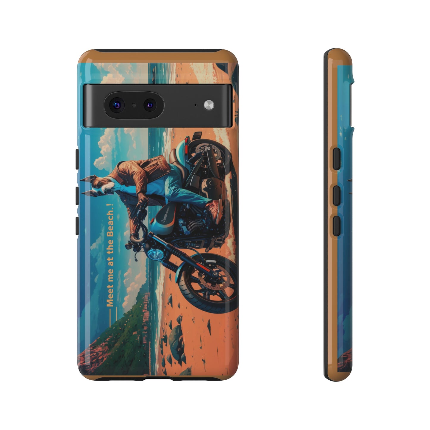 Let's Ride - Great Dane Biker Protective Phone Case