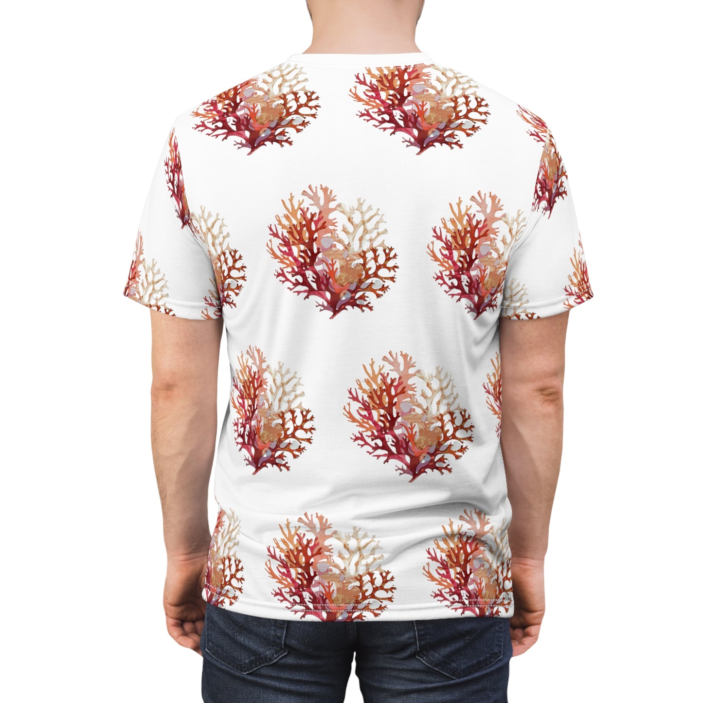 Ocean Coral White - Men's Tee