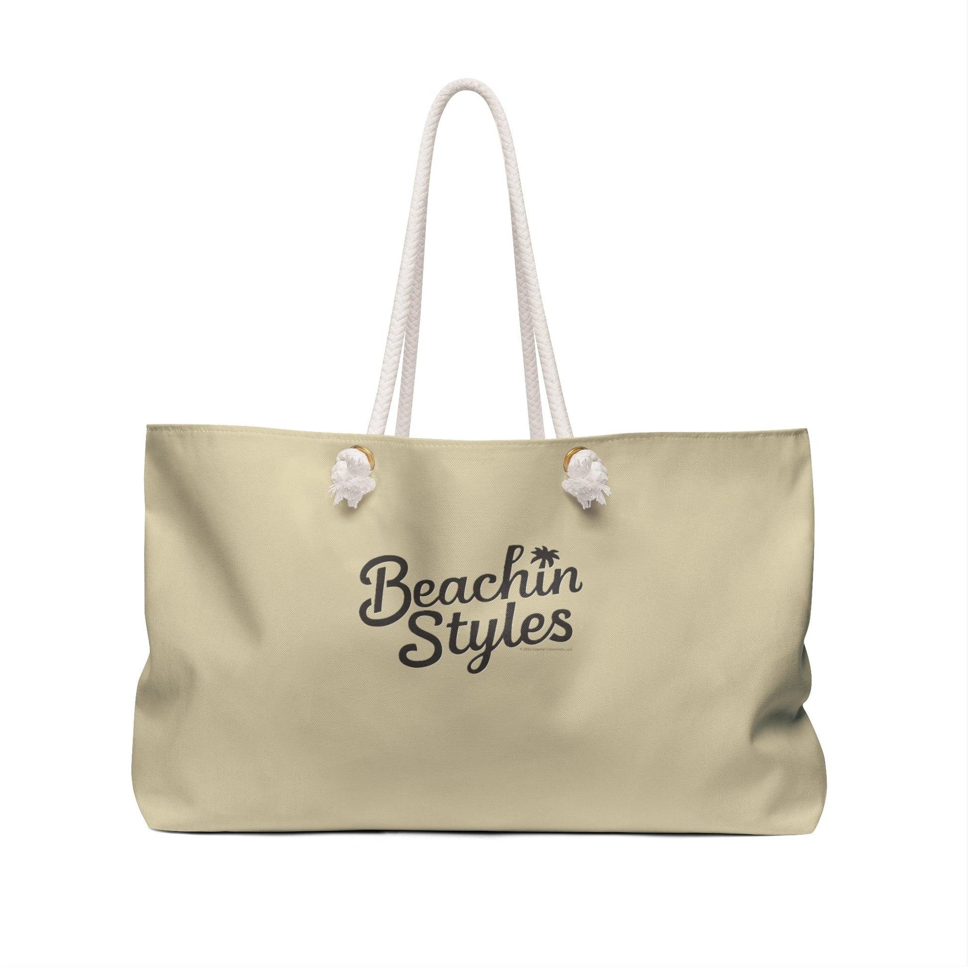 Beachin Styles© Beach More Work Less Weekender Beach Bag - Coastal Collections