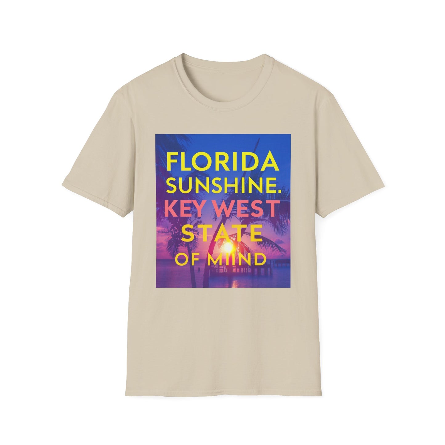 Florida Sunshine, Keywest - Unisex Softstyle T-Shirt