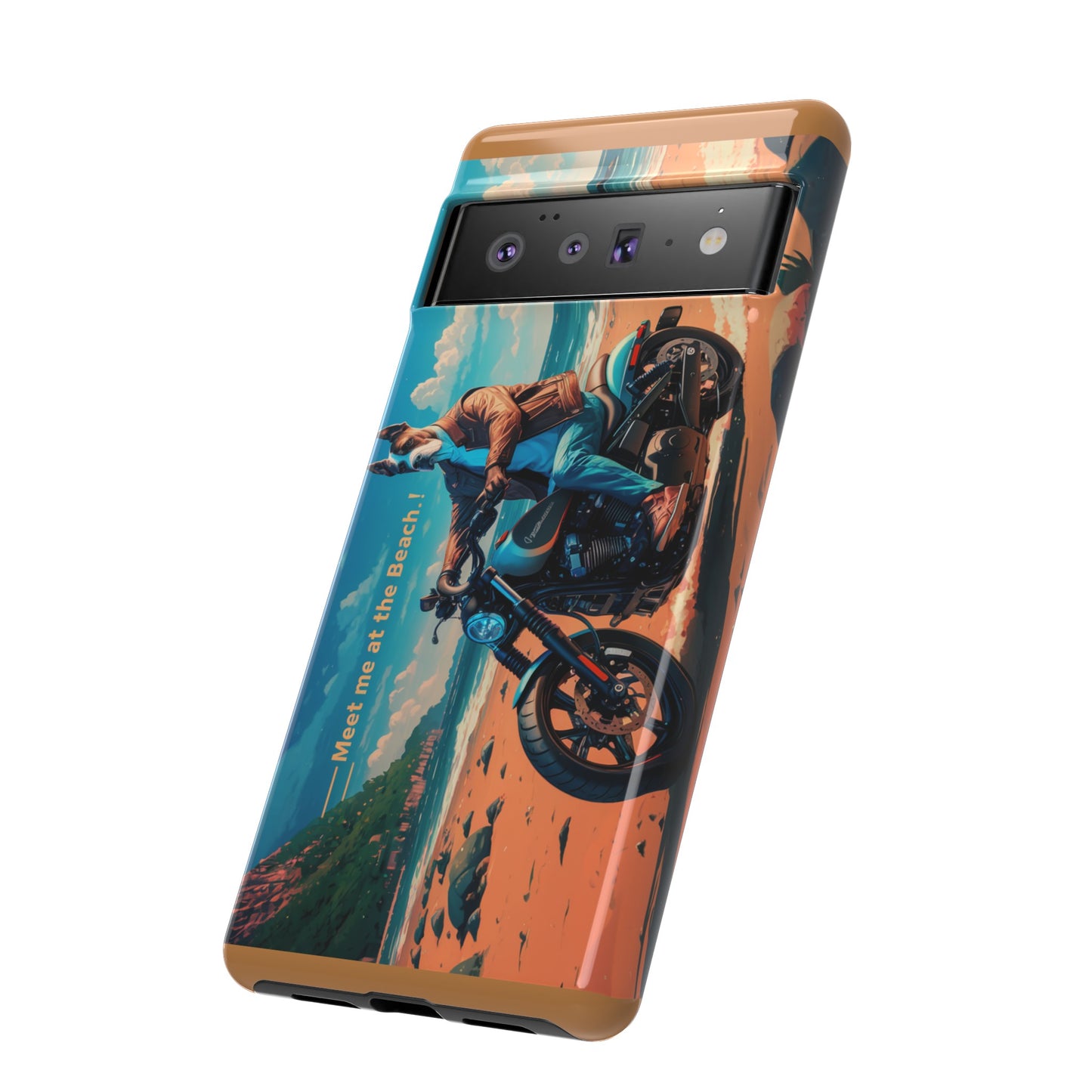 Let's Ride - Great Dane Biker Protective Phone Case