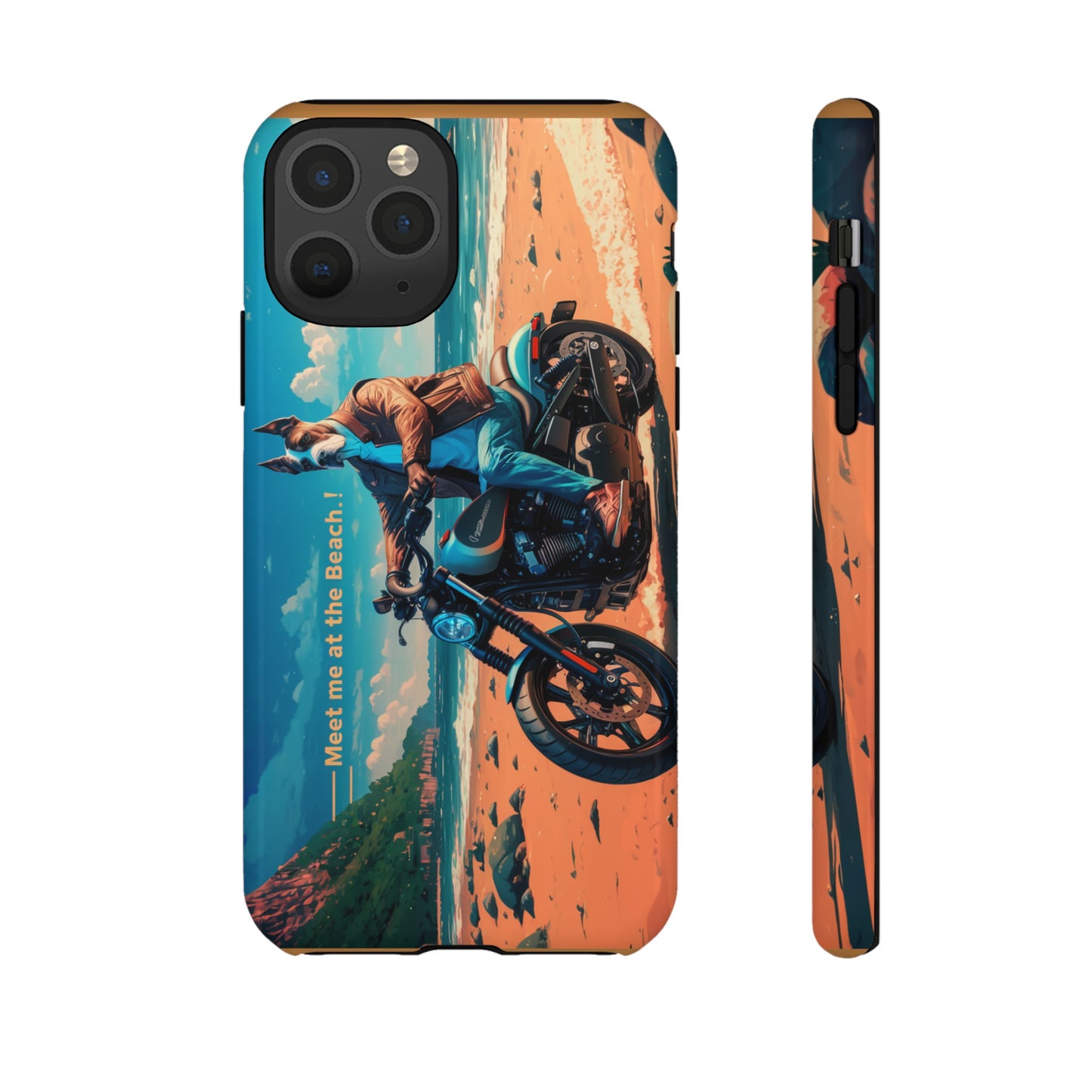 Let's Ride - Great Dane Biker Protective Phone Case