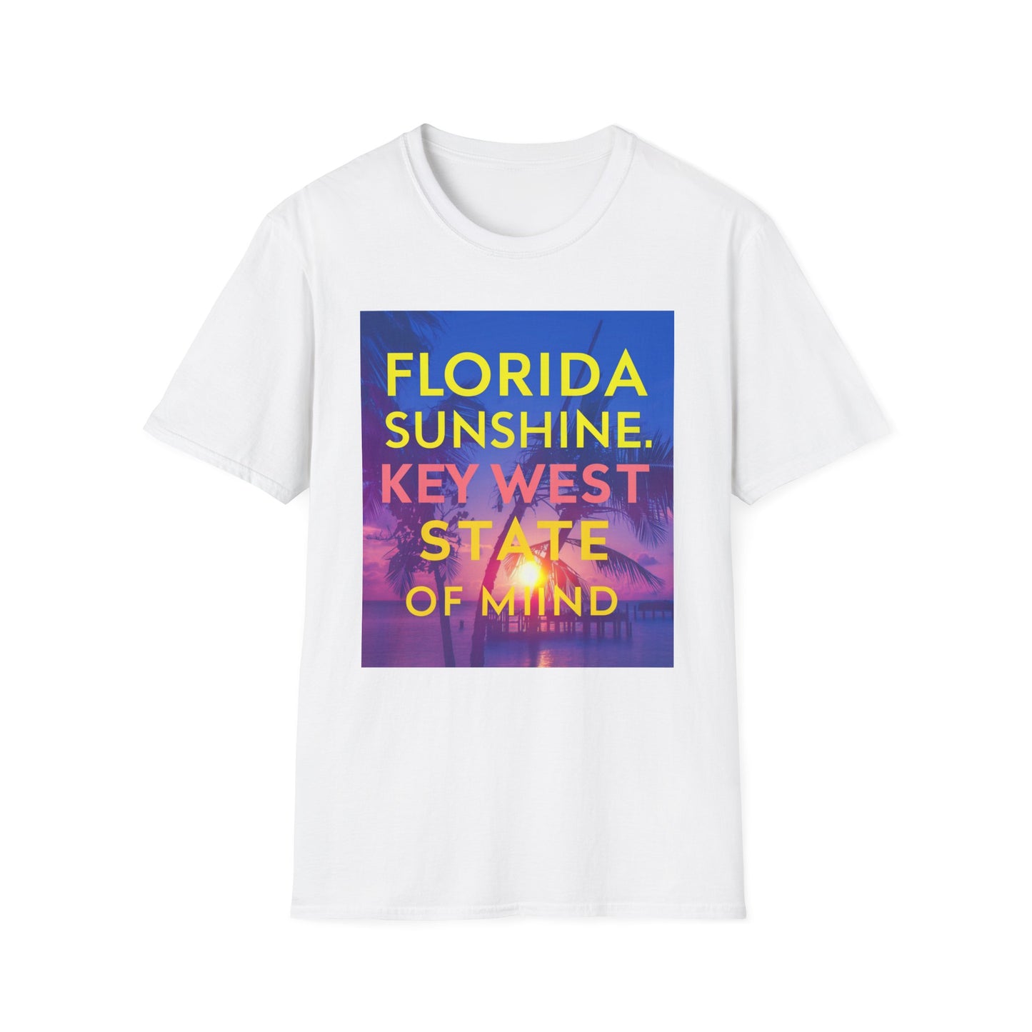 Florida Sunshine, Keywest - Unisex Softstyle T-Shirt