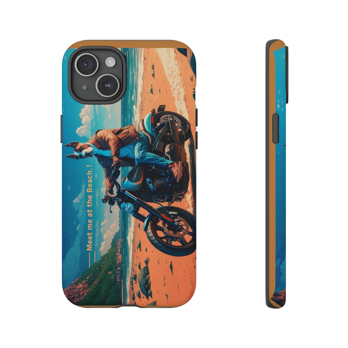 Let's Ride - Great Dane Biker Protective Phone Case