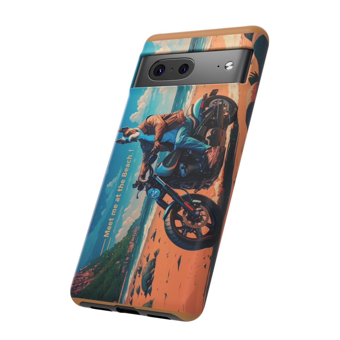 Let's Ride - Great Dane Biker Protective Phone Case