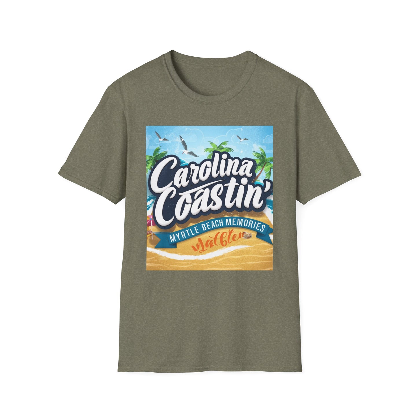 Carolina Coastin, Myrtle Beach - Unisex Softstyle T-Shirt