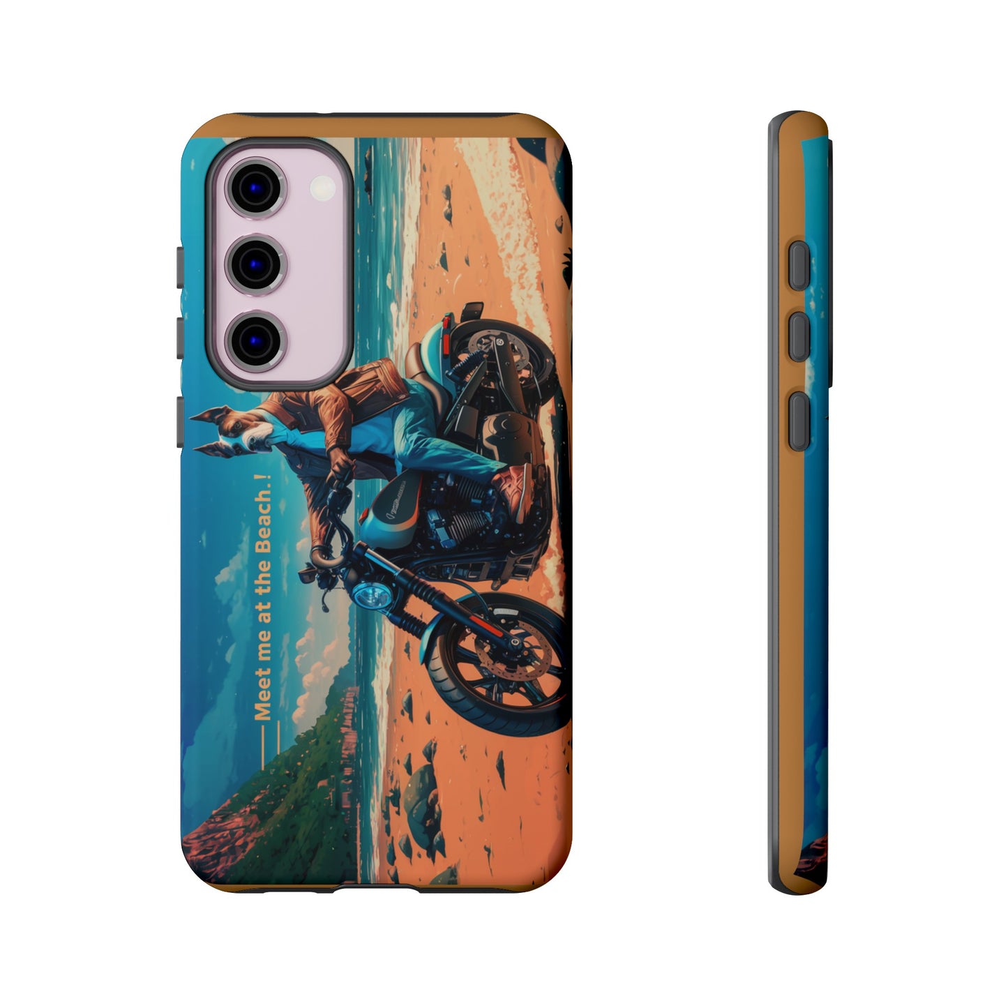 Let's Ride - Great Dane Biker Protective Phone Case