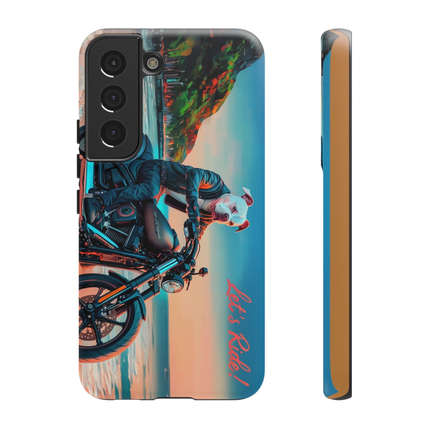 Let's Ride - Bulldog Biker Protective Phone Case