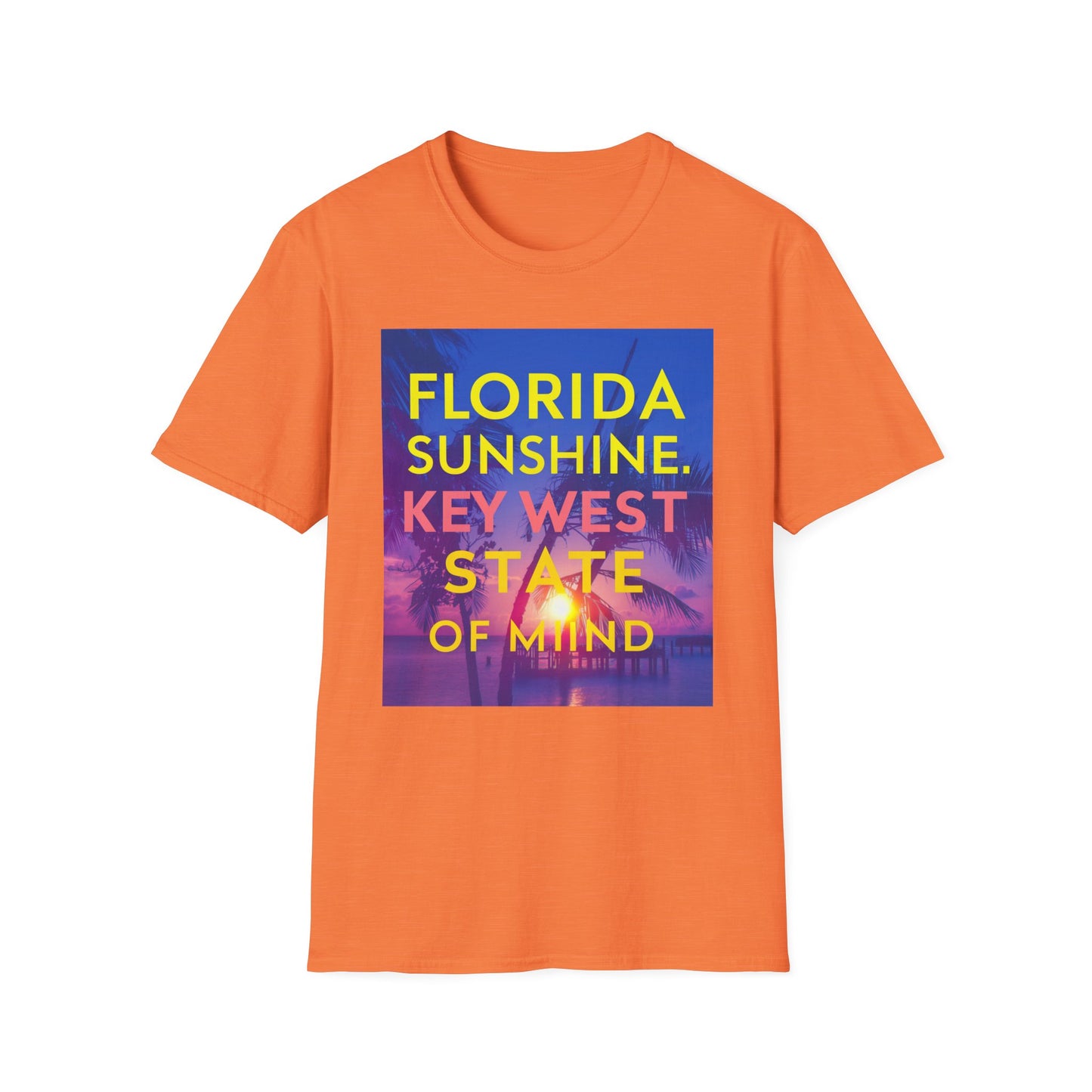 Florida Sunshine, Keywest - Unisex Softstyle T-Shirt