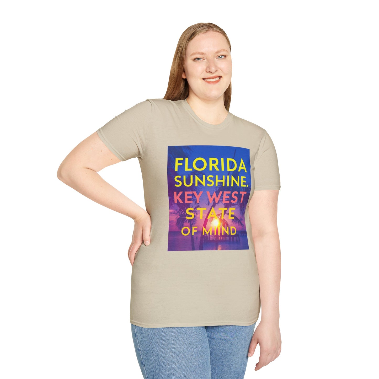 Florida Sunshine, Keywest - Unisex Softstyle T-Shirt