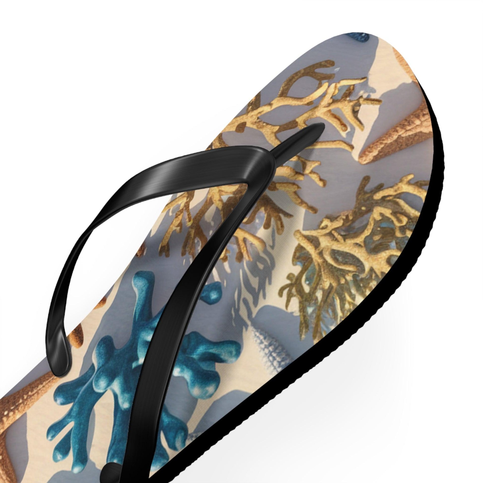 Starfish and Coral Inspired Flip Flops, Express Your Beach Loving Self - Coastal Collections