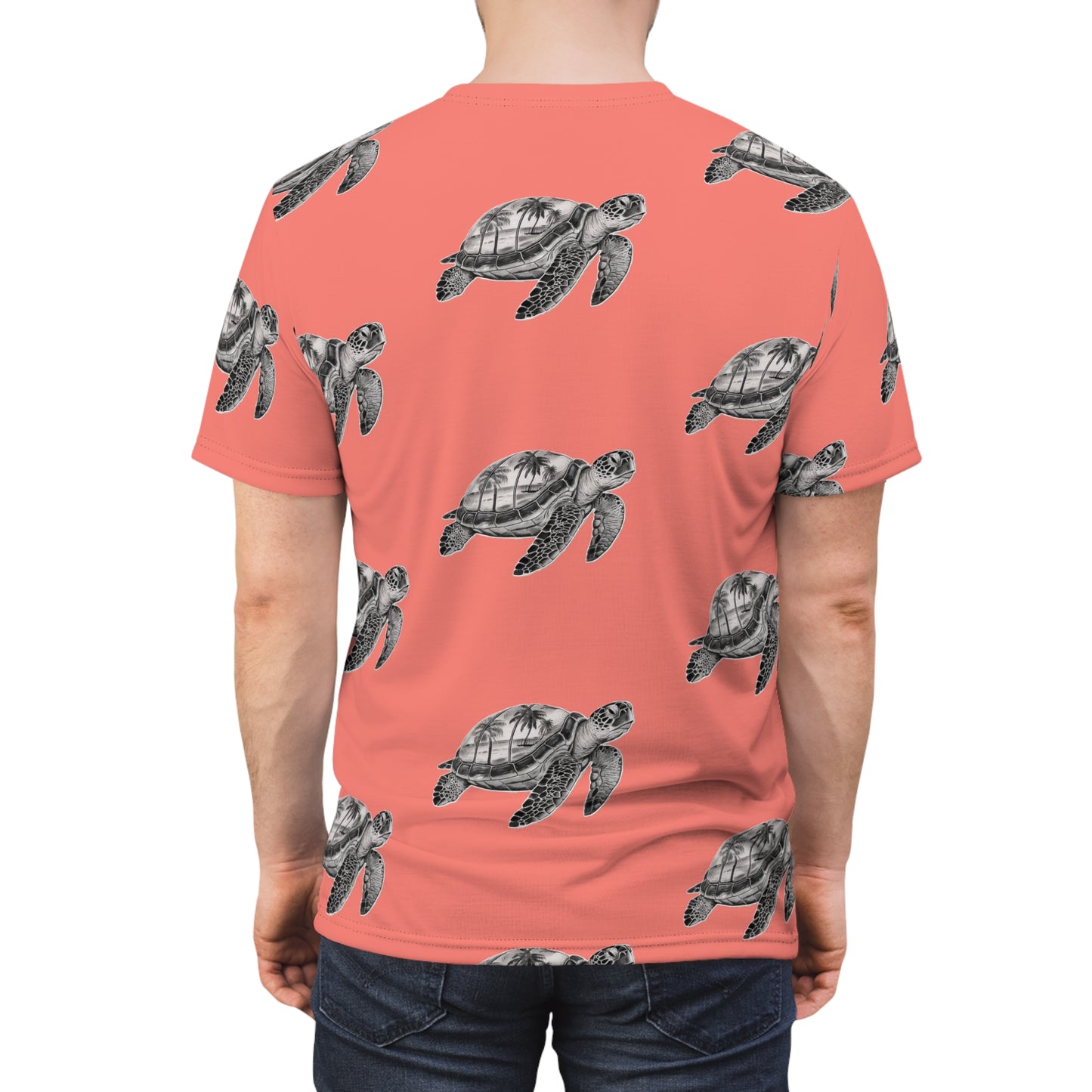 Sea Turtle in Coral - Men's Tee