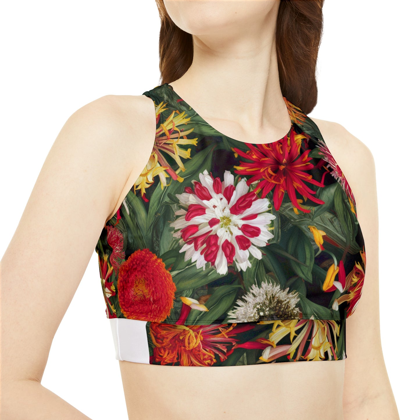 Lantana Flower Sporty Bikini Set