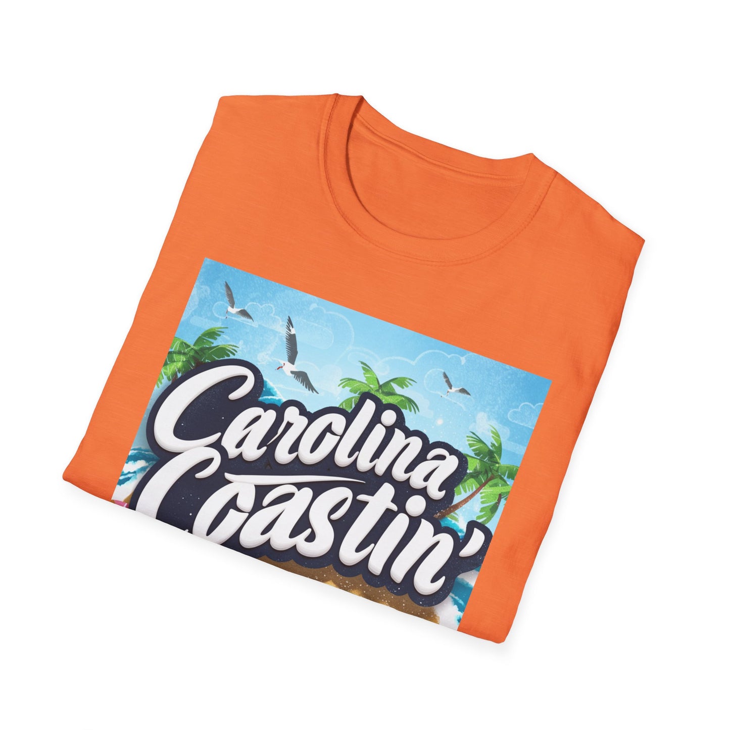 Carolina Coastin, Myrtle Beach - Unisex Softstyle T-Shirt