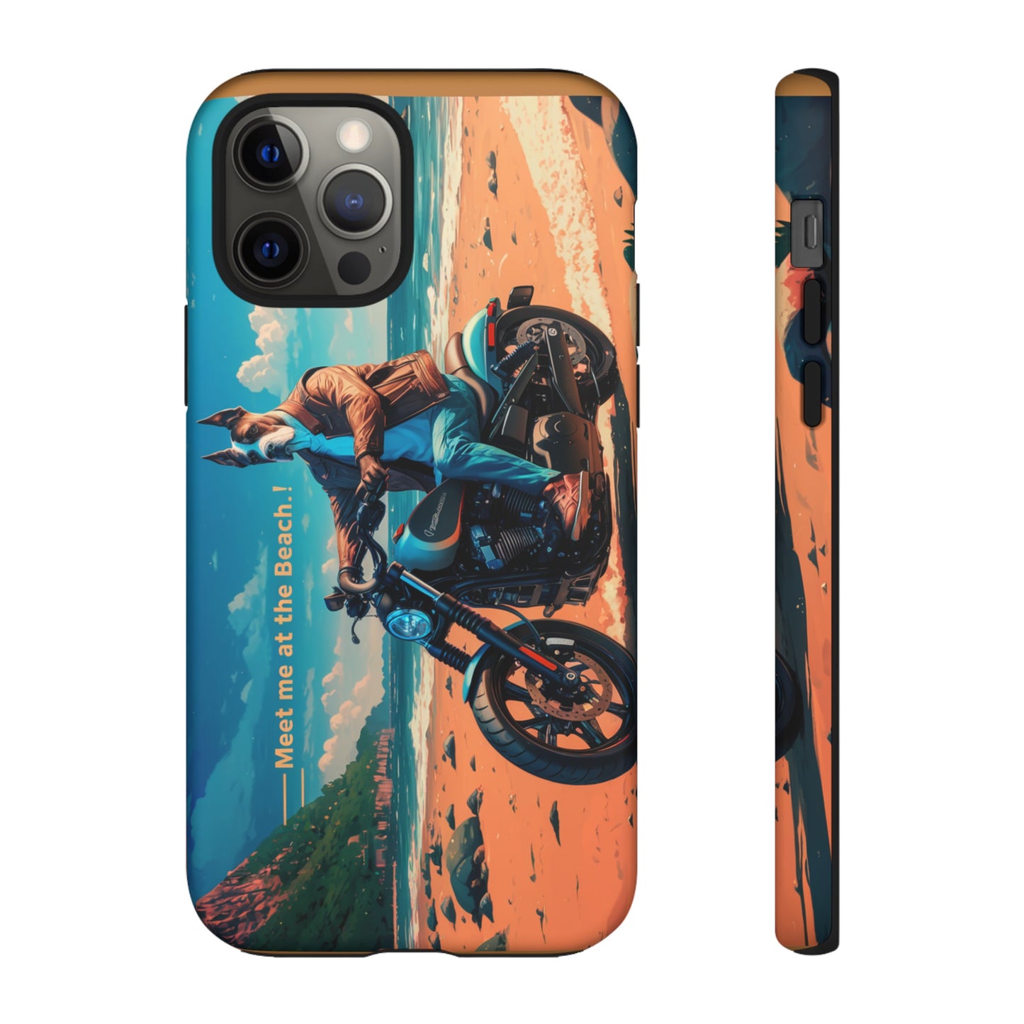 Let's Ride - Great Dane Biker Protective Phone Case