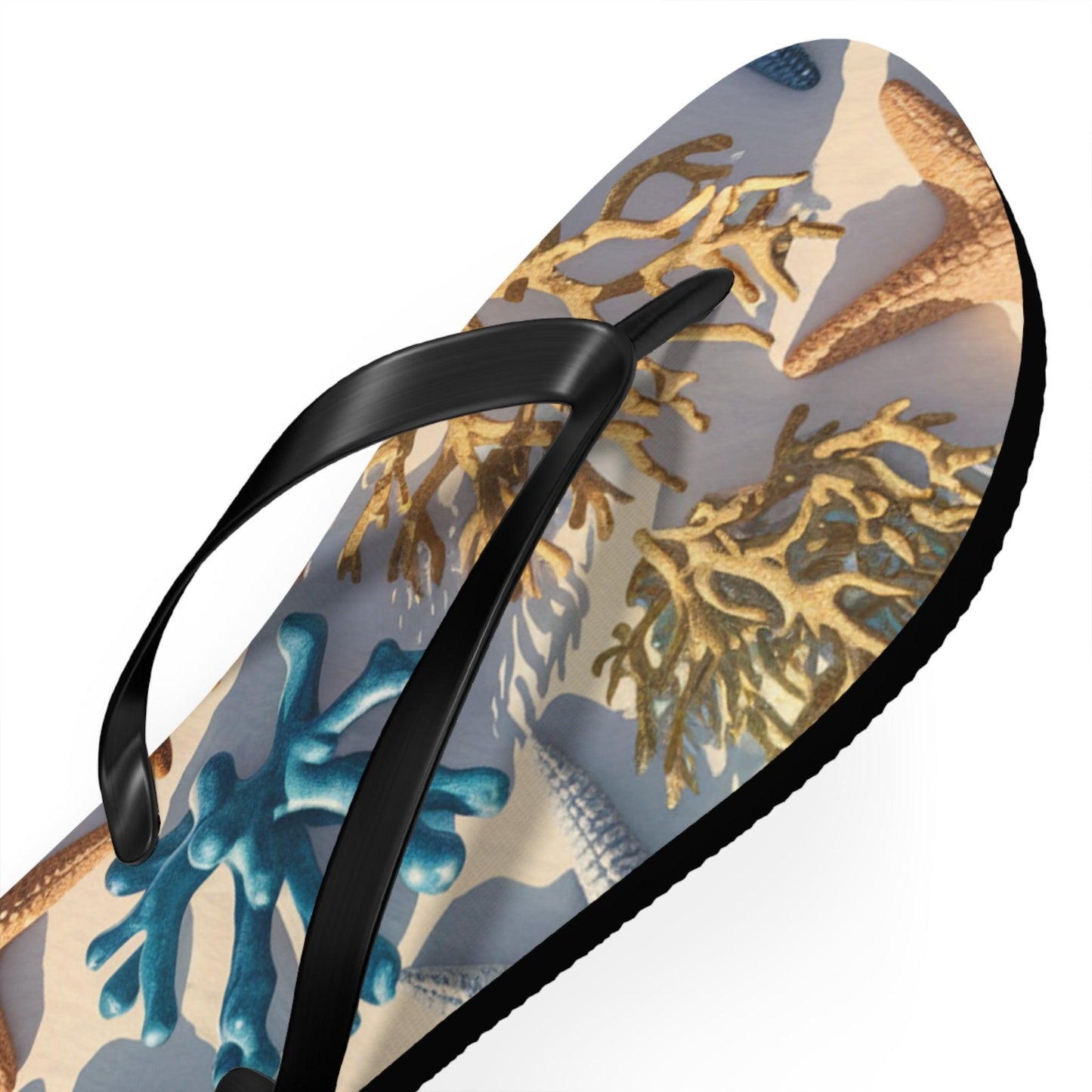 Starfish and Coral Inspired Flip Flops, Express Your Beach Loving Self - Coastal Collections