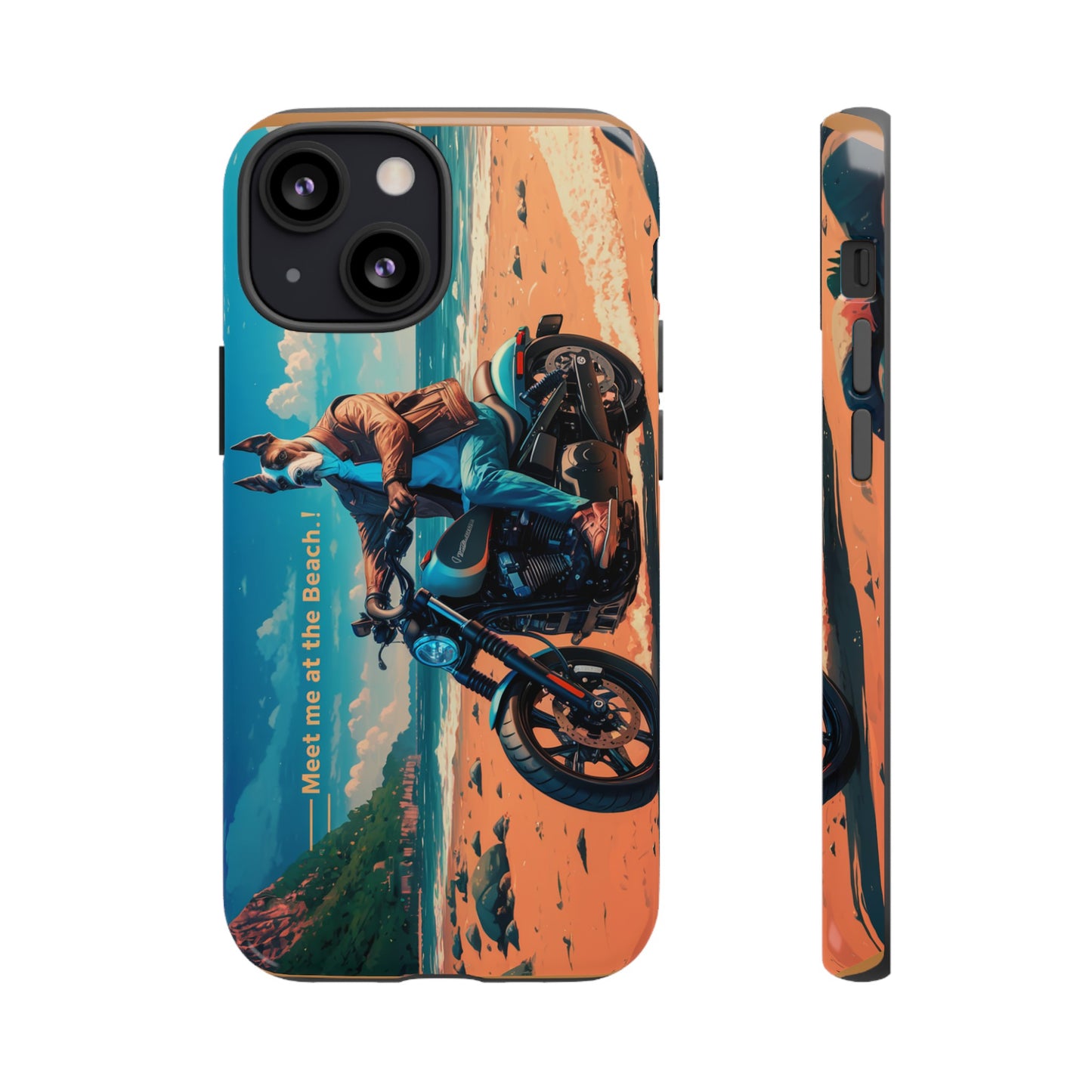 Let's Ride - Great Dane Biker Protective Phone Case