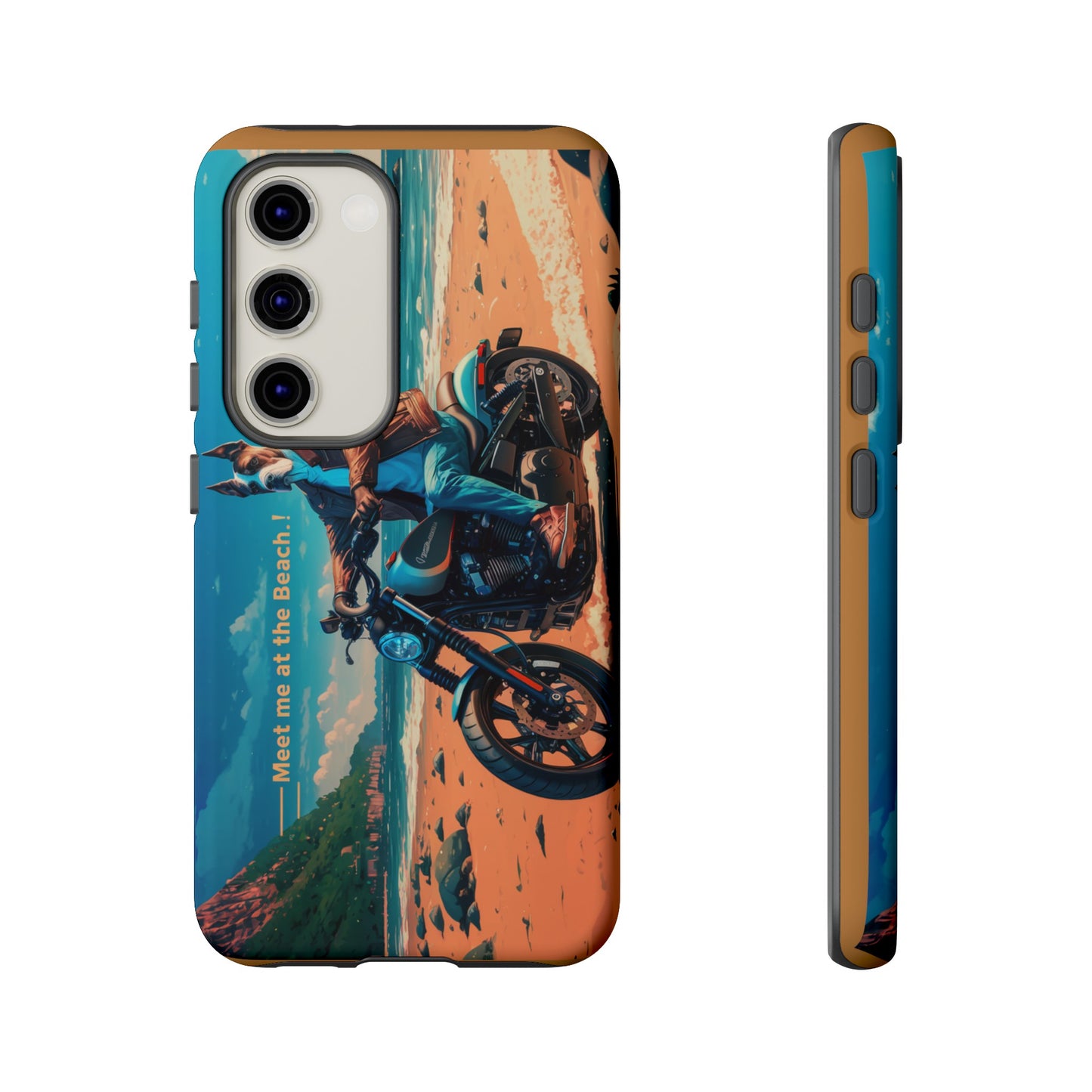 Let's Ride - Great Dane Biker Protective Phone Case