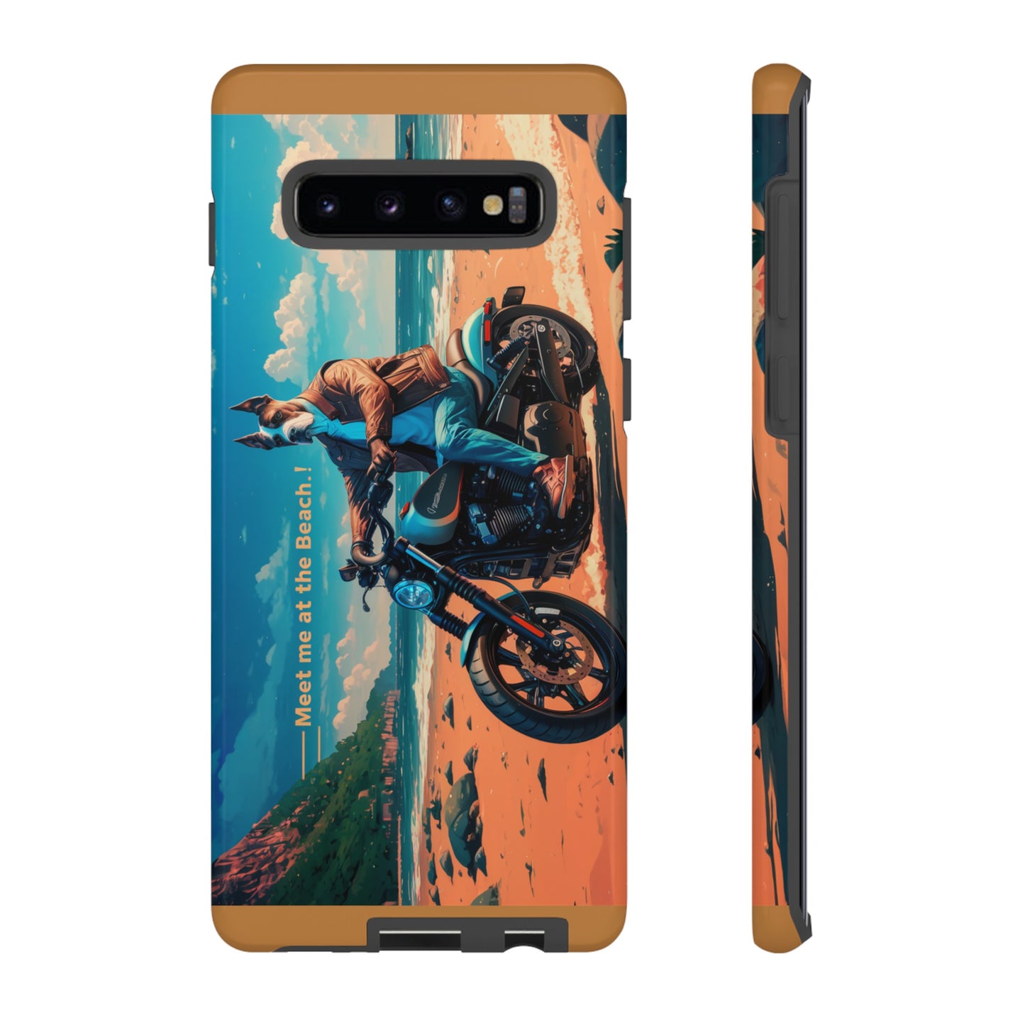 Let's Ride - Great Dane Biker Protective Phone Case