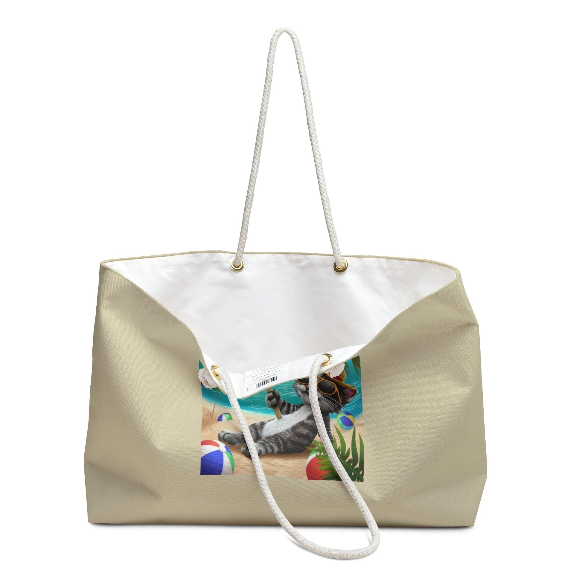 Beachin Styles© Beach More Work Less Weekender Beach Bag - Coastal Collections