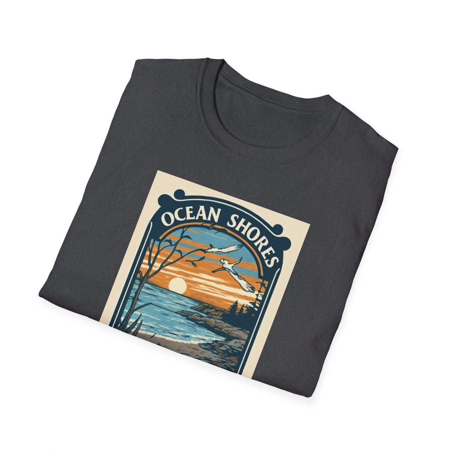 Ocean Shores Washington - Unisex Softstyle T-Shirt